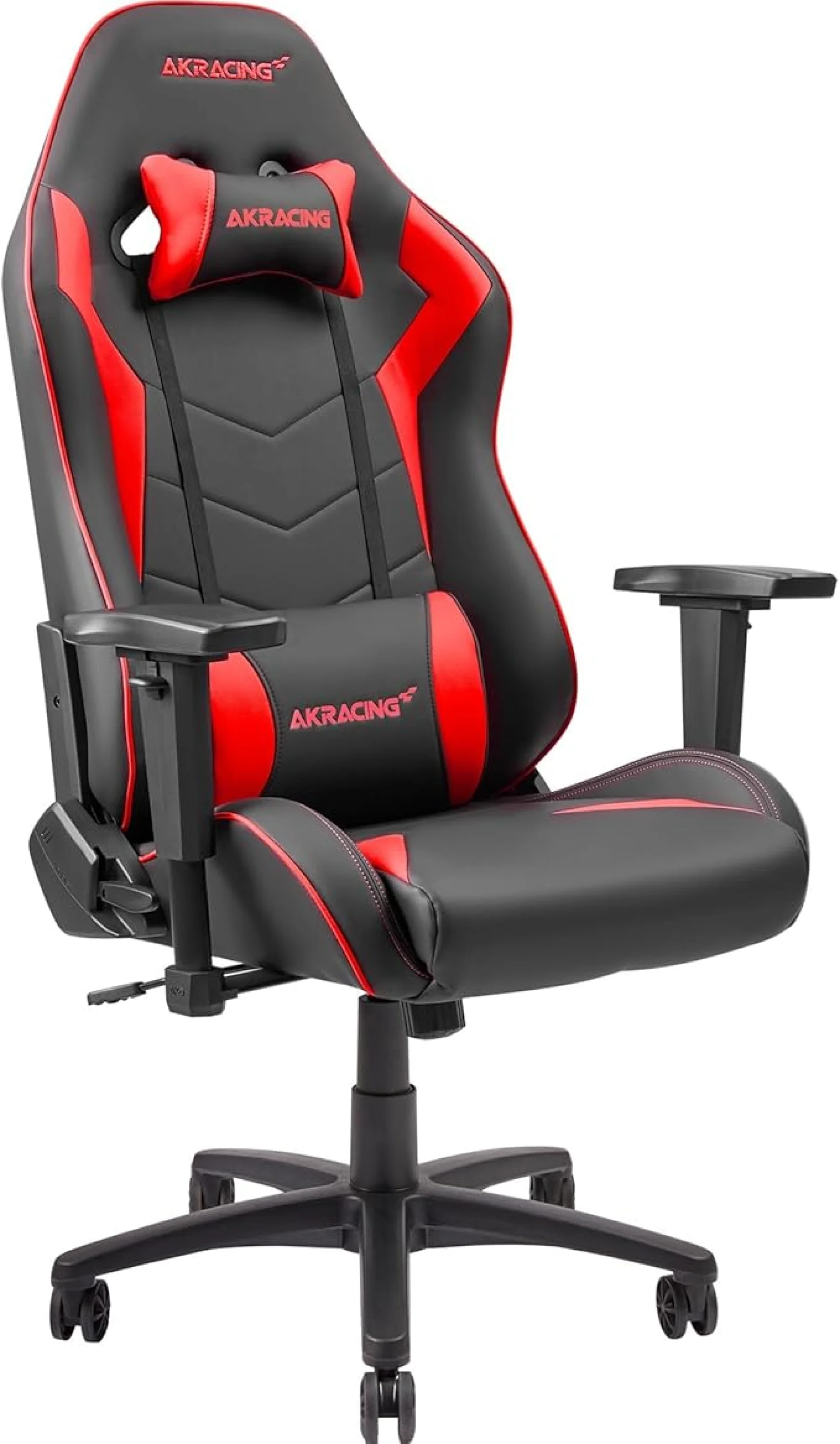 كرسي ألعاب AKRacing Core Series SX-Wide، كبير، أحمر