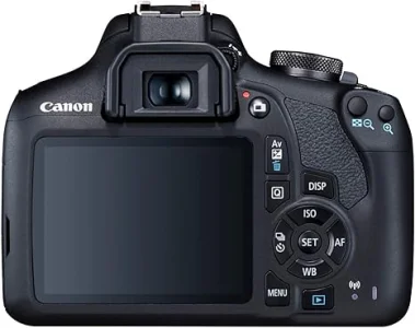 كاميرا Canon EOS Rebel T7 DSLR مع عدسة 18-55 مم | واي فاي مدمج | مستشعر CMOS بدقة 24.1 ميجا بكسل | معالج صور DIGIC 4+ ومقاطع فيديو عالية الدقة بالكامل