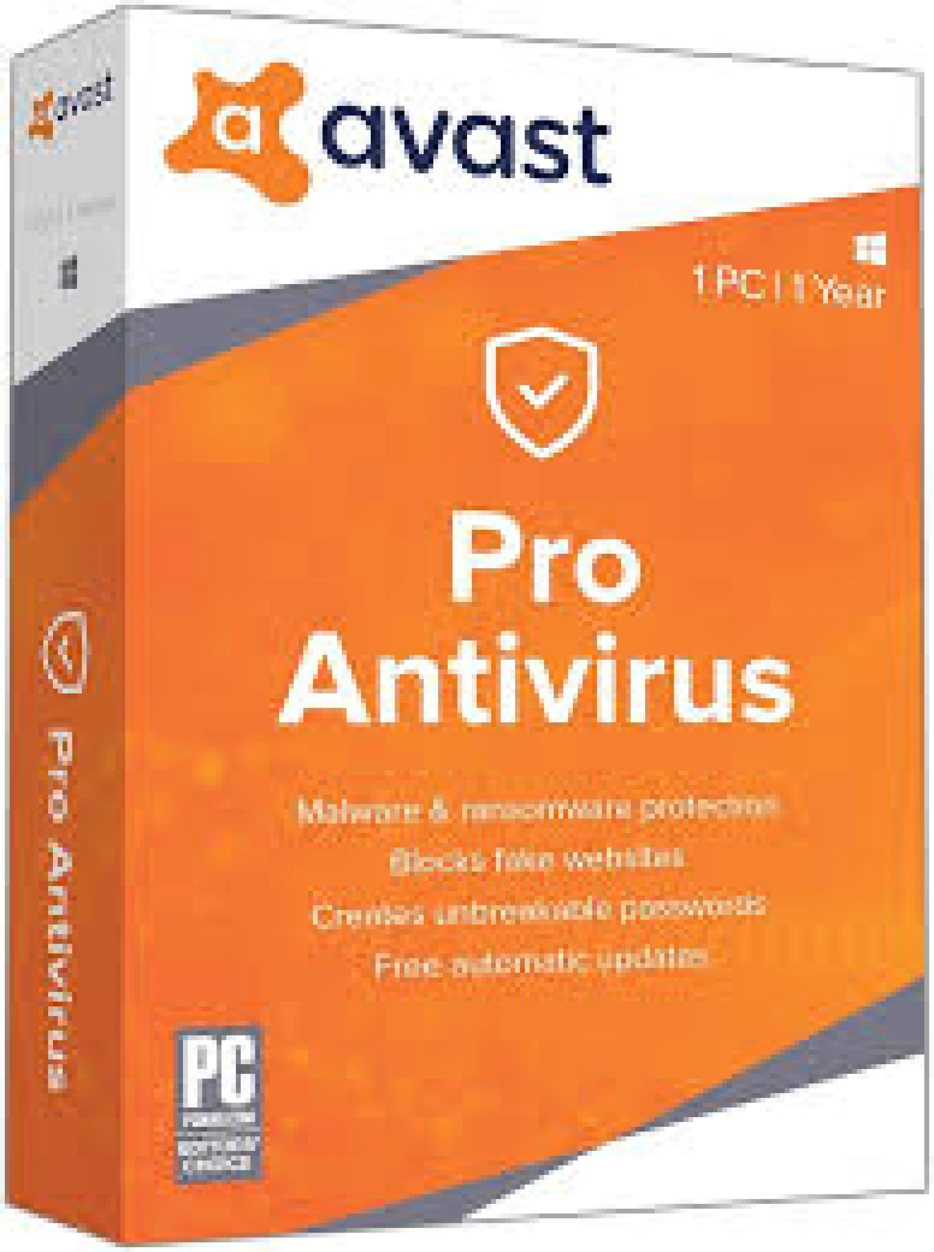 Avast Pro Antivirus PC 1 Device 1 Year Avast Key GLOBAL