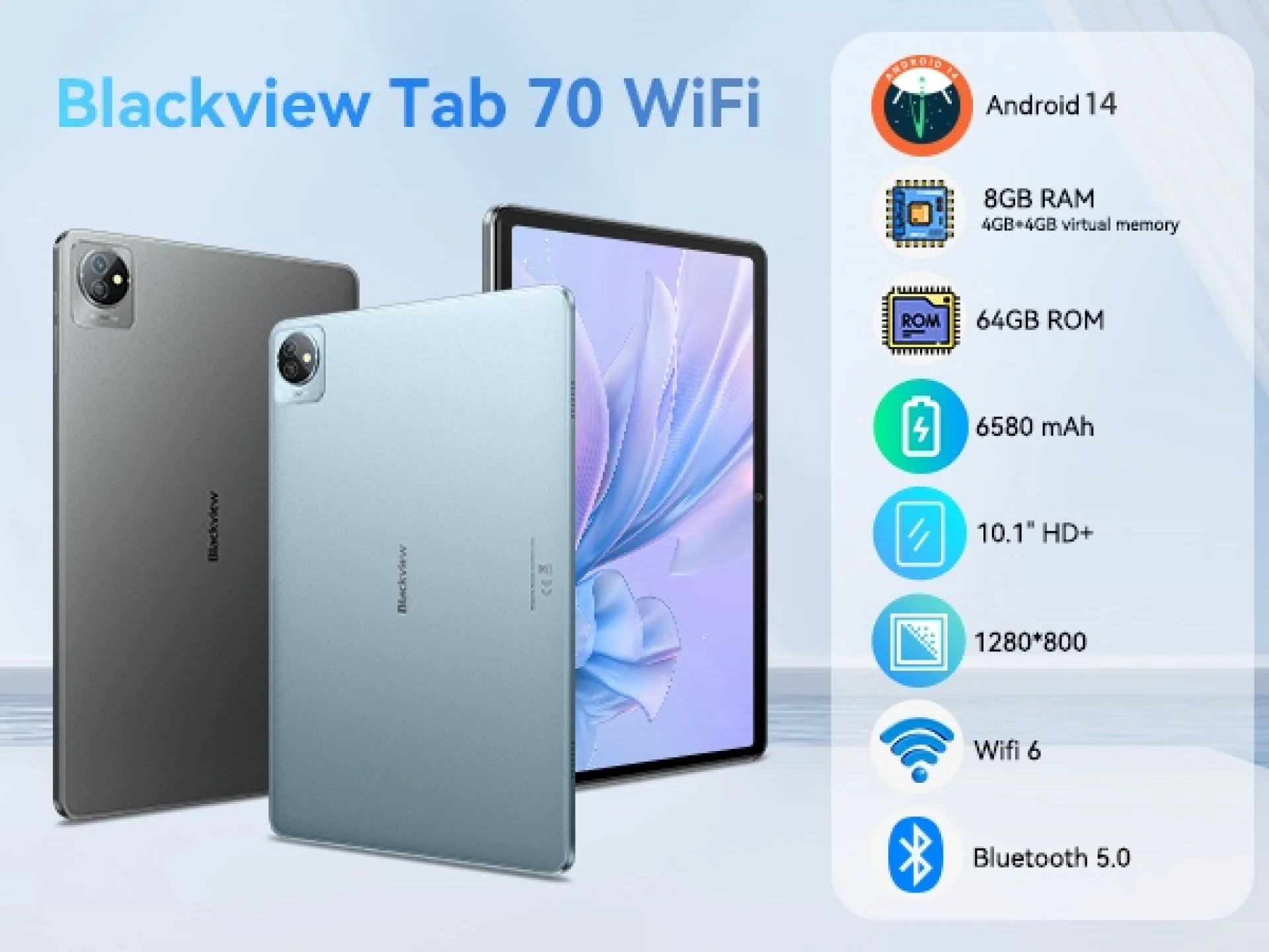 BLACKVIEW TAB 70 – 10.1'' – 64/4+8G – WiFi