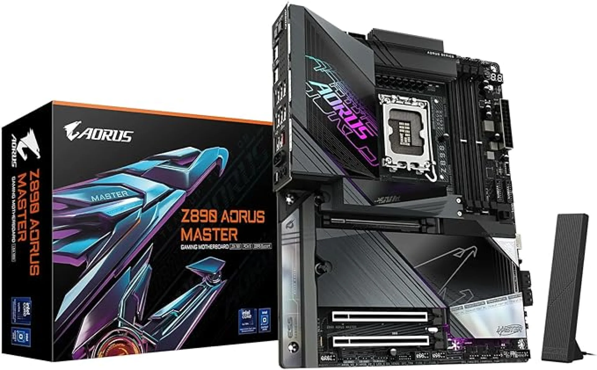 Gigabyte Z890 AORUS MASTER (10GbE LAN, Wi-Fi 7, ATX, LGA 1851)