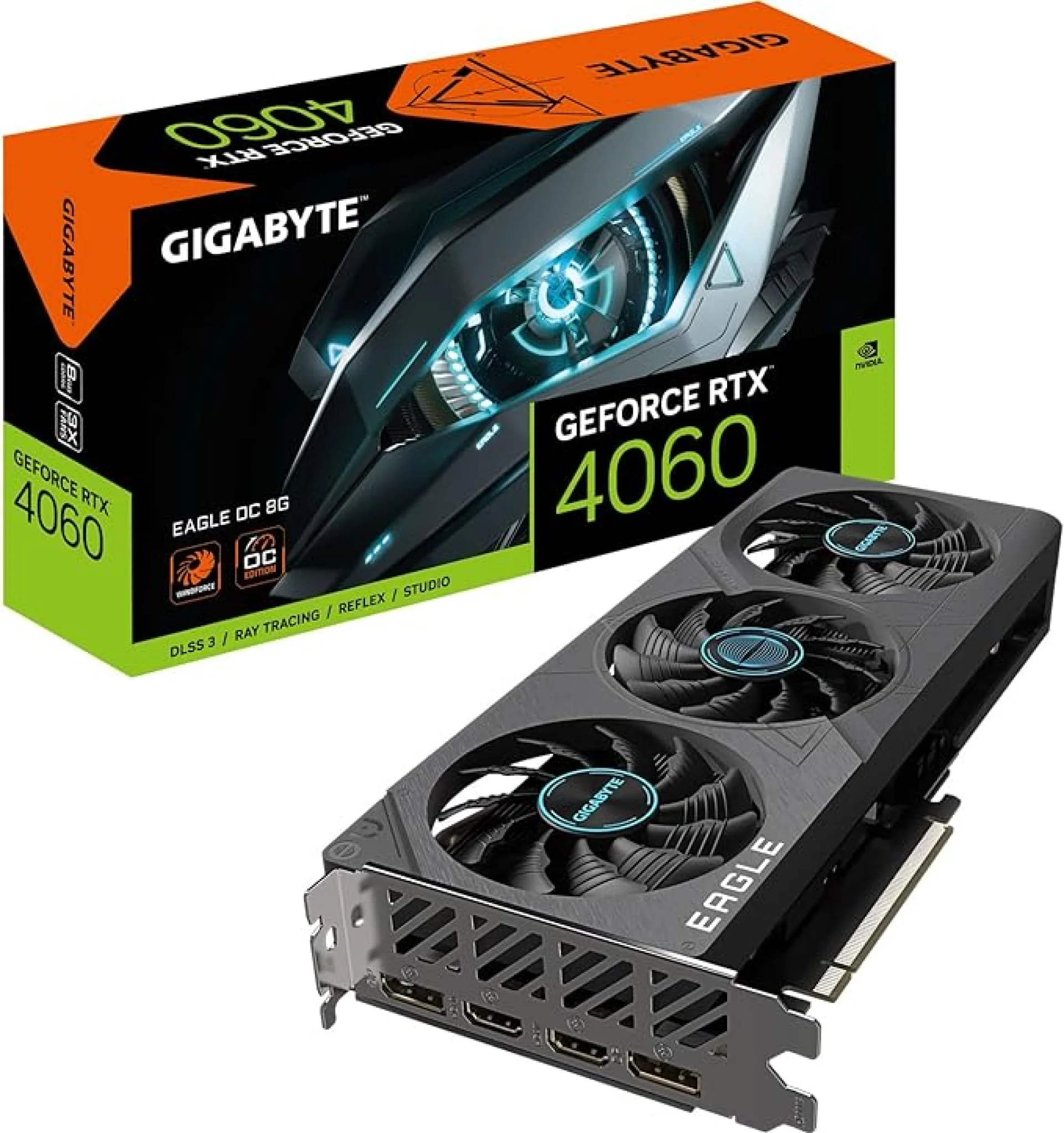 Gigabyte GeForce RTX 4060 EAGLE OC 8GB DP HDMI