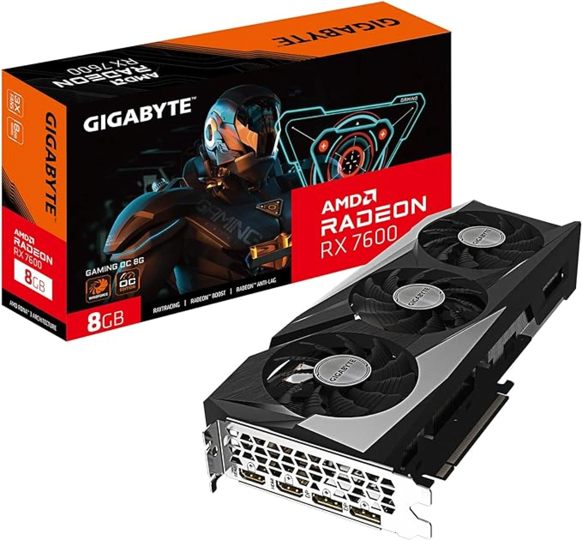 Gigabyte Radeon RX 7600 Gaming OC 8GB