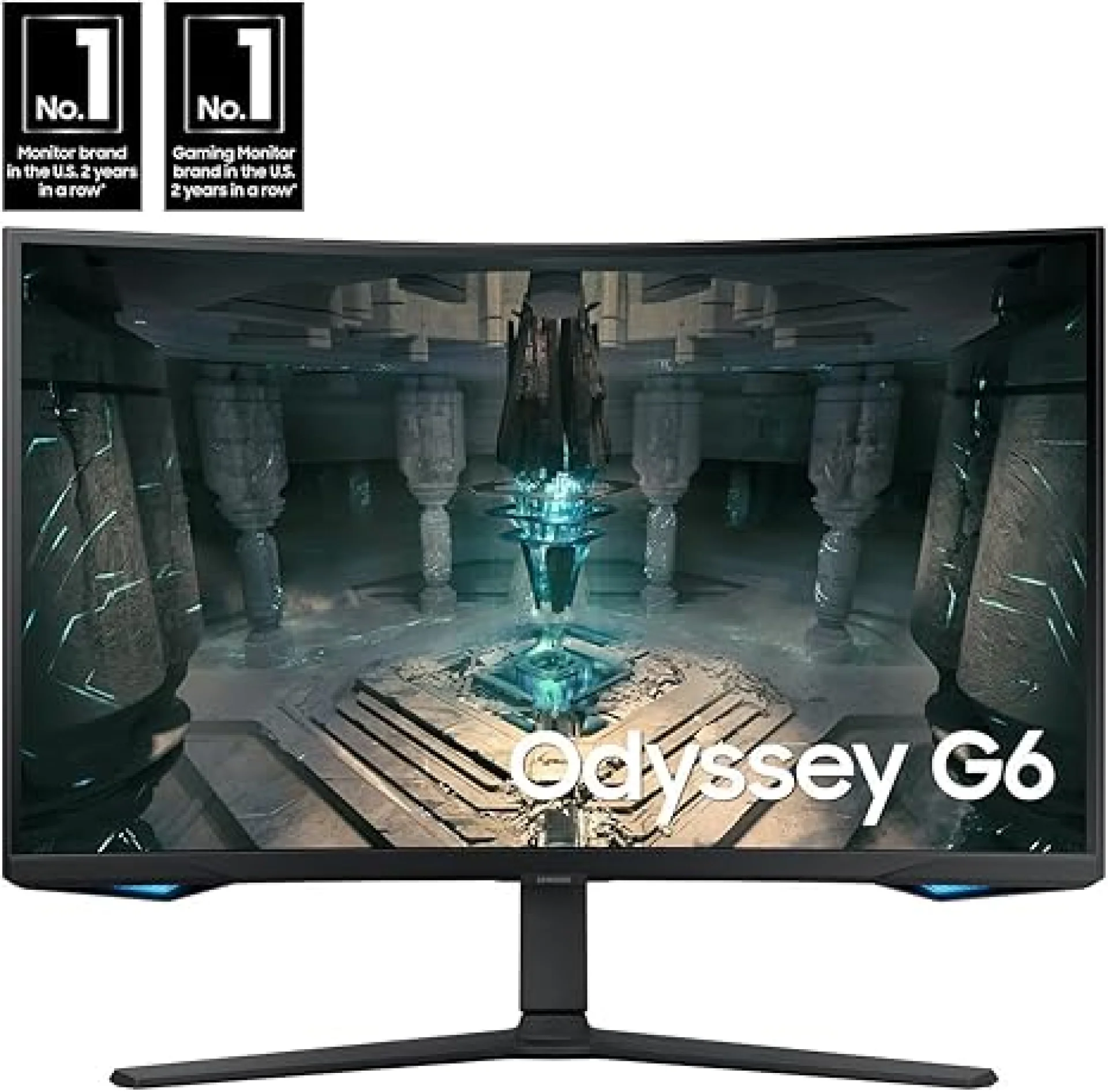 SAMSUNG 32 Odyssey G65B | شاشة 2K منحنية ذكية 1ms 240Hz