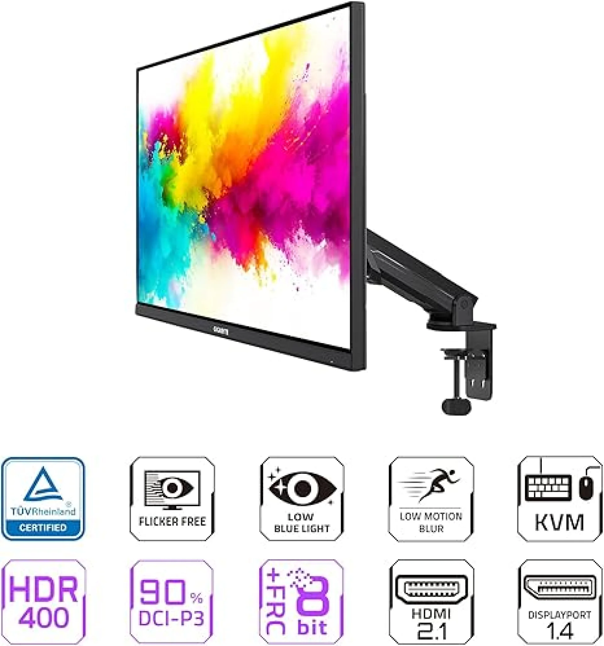 Gigabyte M32U Arm Edition | شاشة 4K SS IPS 1ms 144Hz مع مكبرات صوت