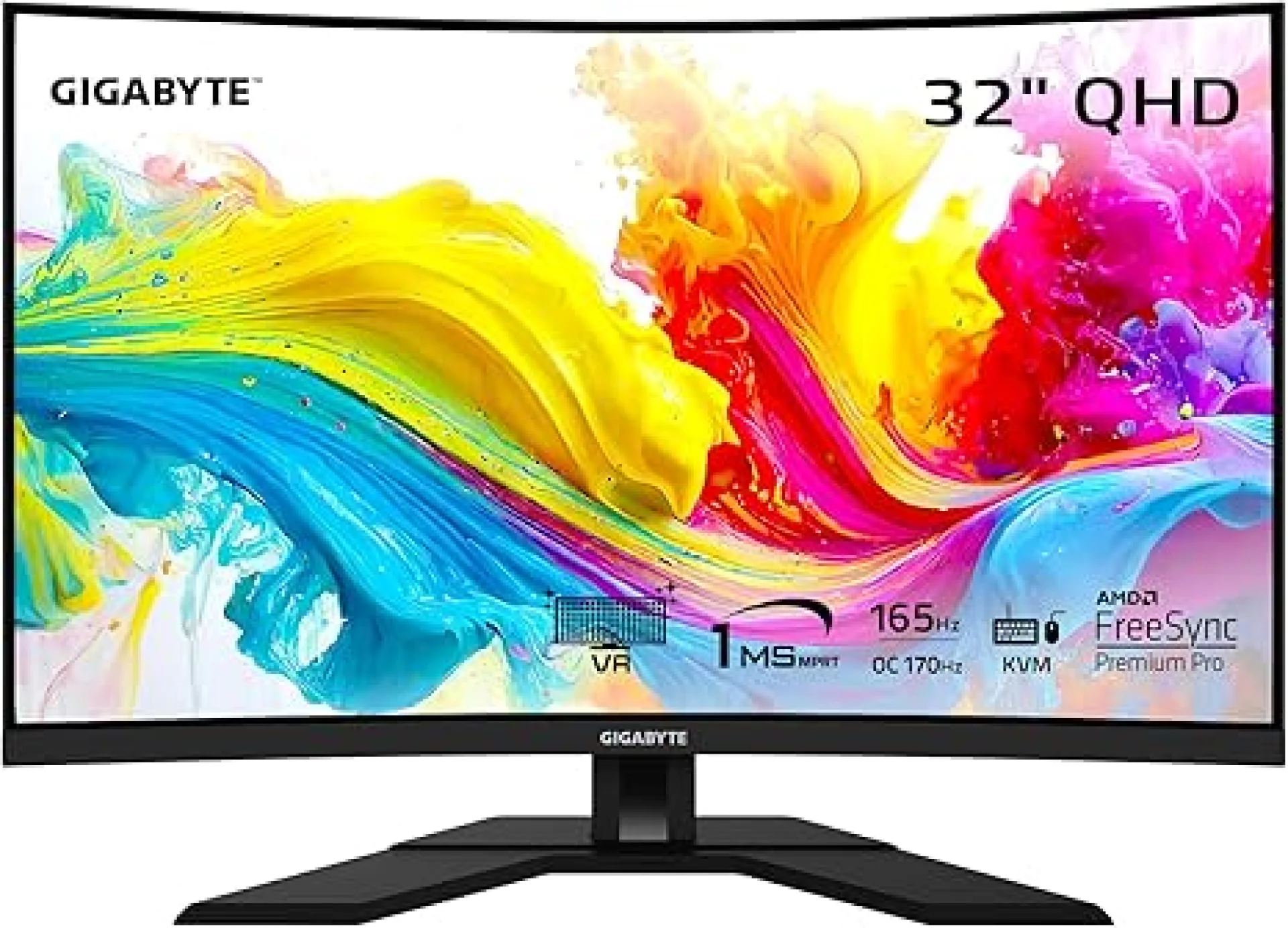 Gigabyte M32QC | شاشة 31.5 بوصة QHD VA 1MS 170Hz HDR400