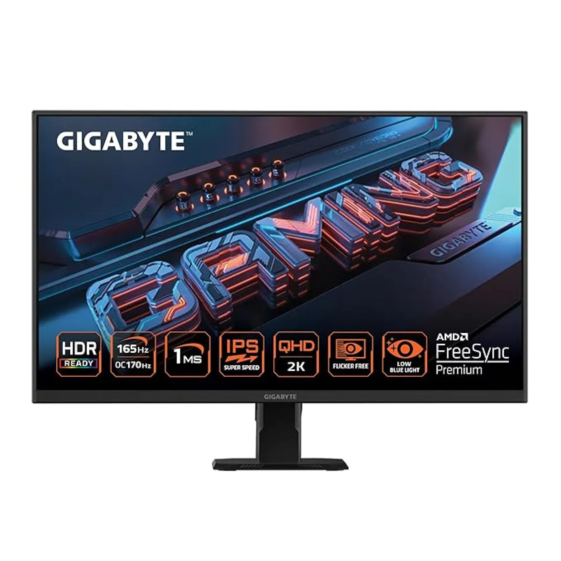 Gigabyte GS27Q | شاشة 27 بوصة SS IPS 2K QHD 1ms HDR READY 170Hz OC