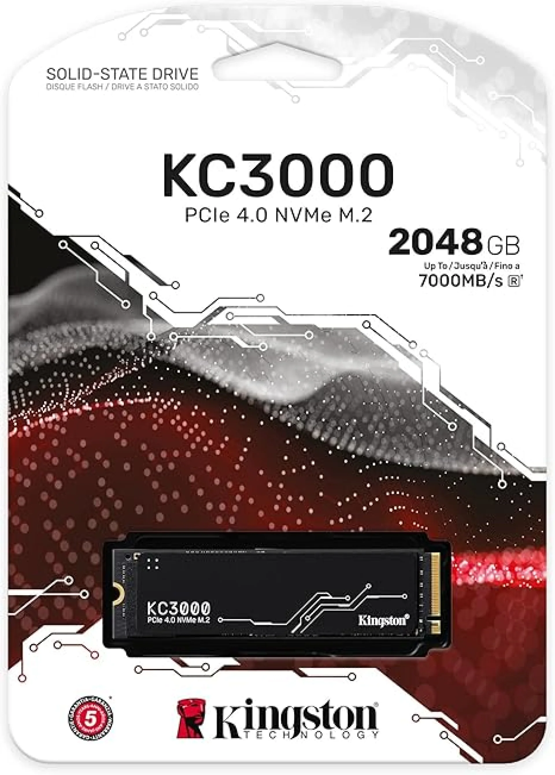 Kingston KC3000 2TB NVMe Gen 4 SSD