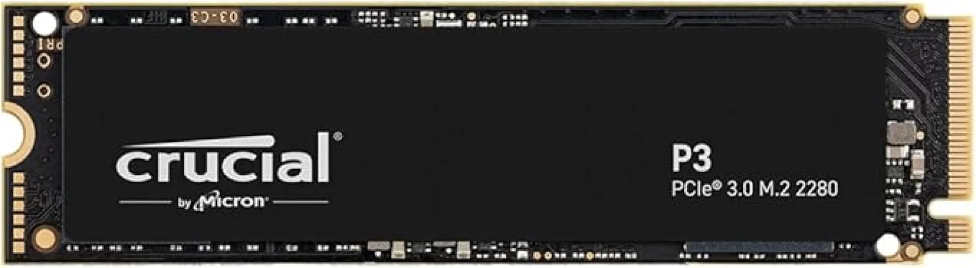 Crucial P3 500GB 3D NAND NVMe PCIe M.2 SSD