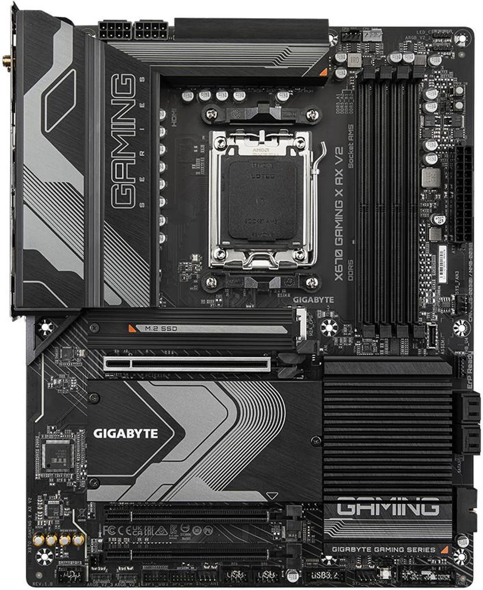 Gigabyte X670 Gaming X AX V2 AM5 PCIe 5.0 DDR5 WIFI 6E