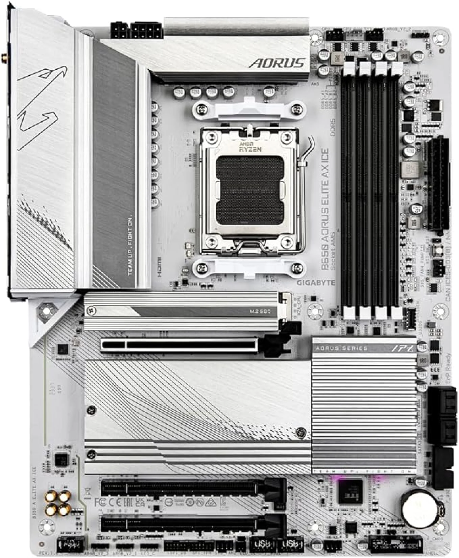 Gigabyte B650 A ELITE AX ICE ATX AM5 WIFI BT PCIe 5.0 White