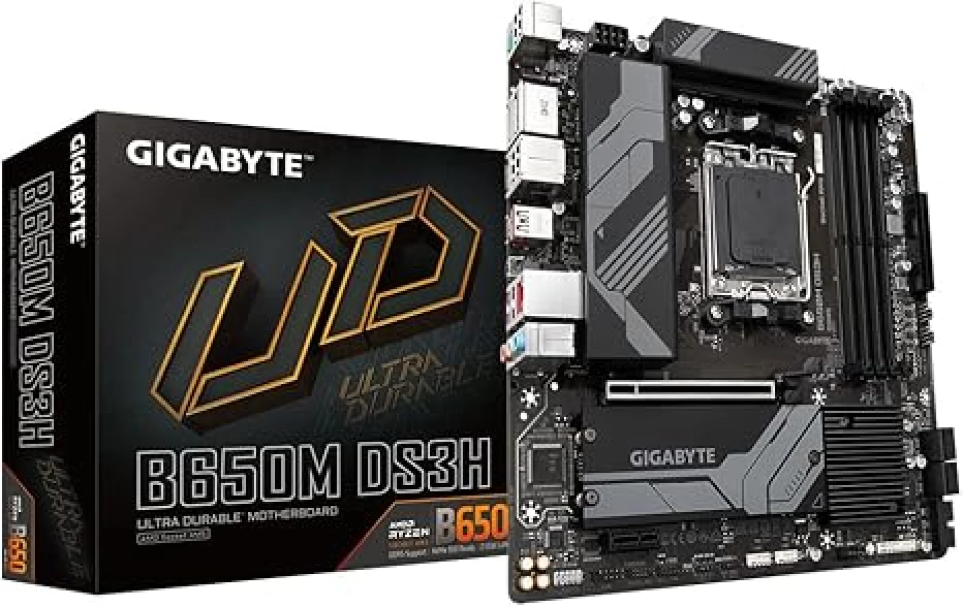 Gigabyte B650M DS3H rev1.3 AM5 AMD CPU Micro-ATX DDR5