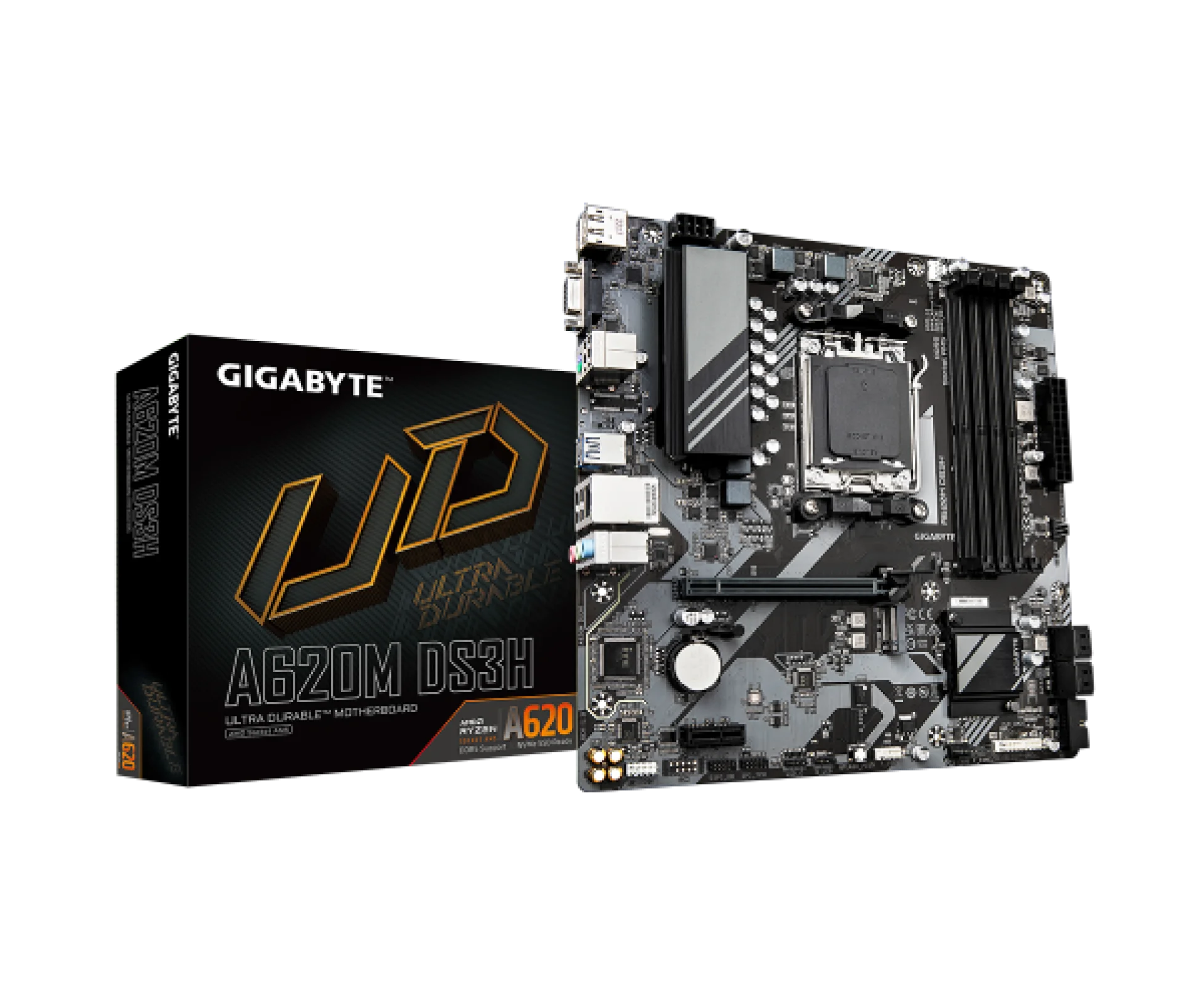 Gigabyte A620M DS3H 1.1 DDR5 PCIE4.0 DP HDMI VGA AMD AM5