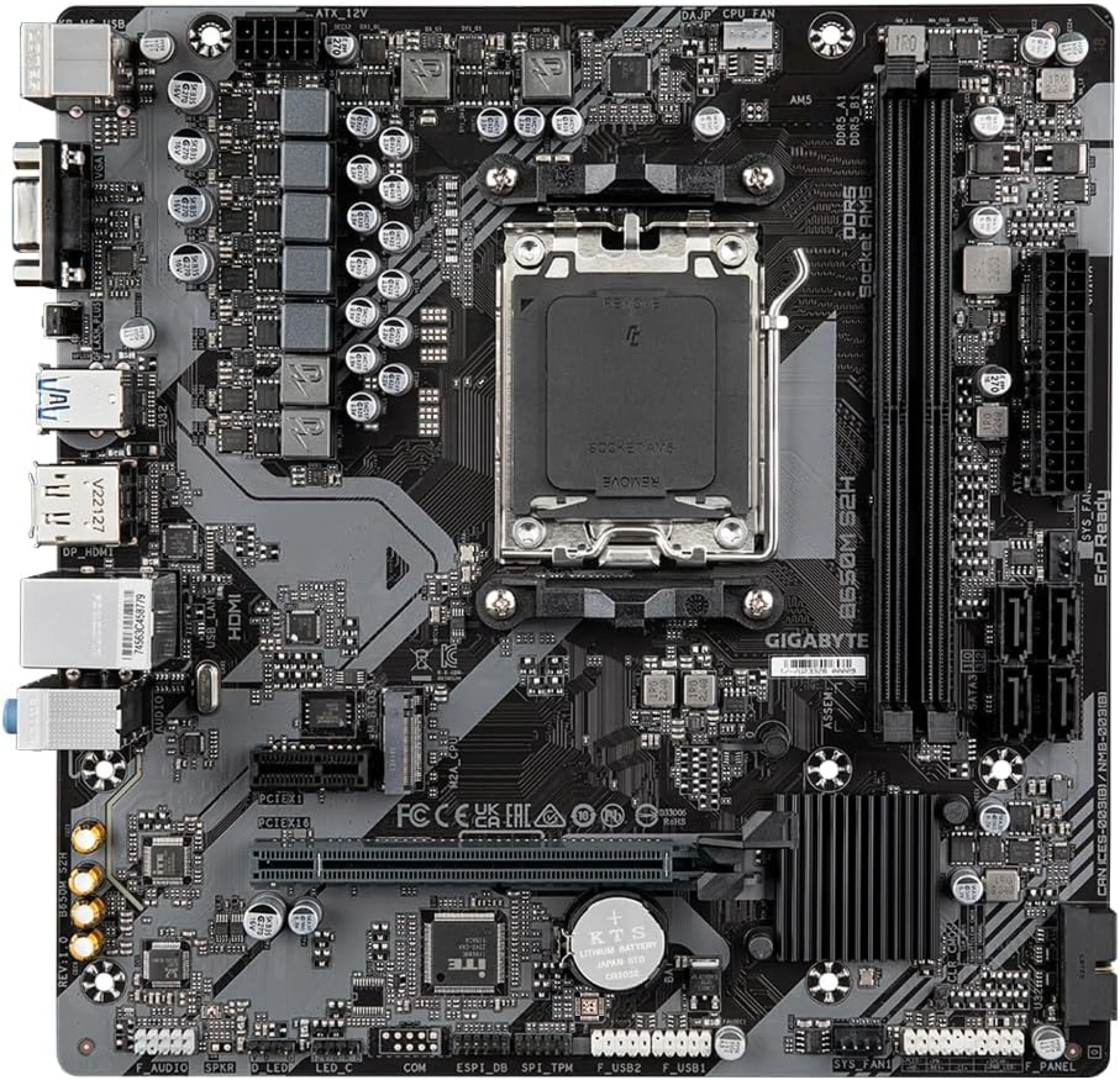 Gigabyte B650M S2H AM5 Micro-ATX DDR5 DP HDMI AMD