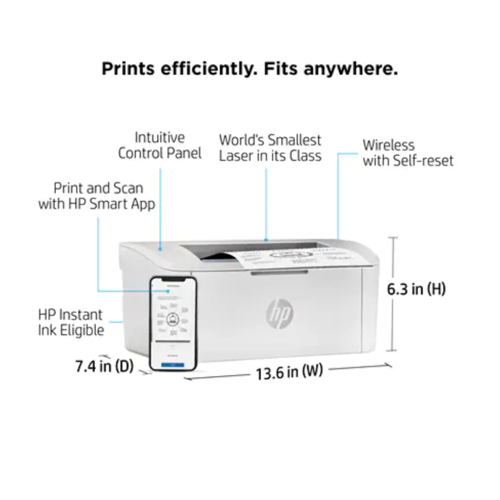 HP LaserJet M110w Printer