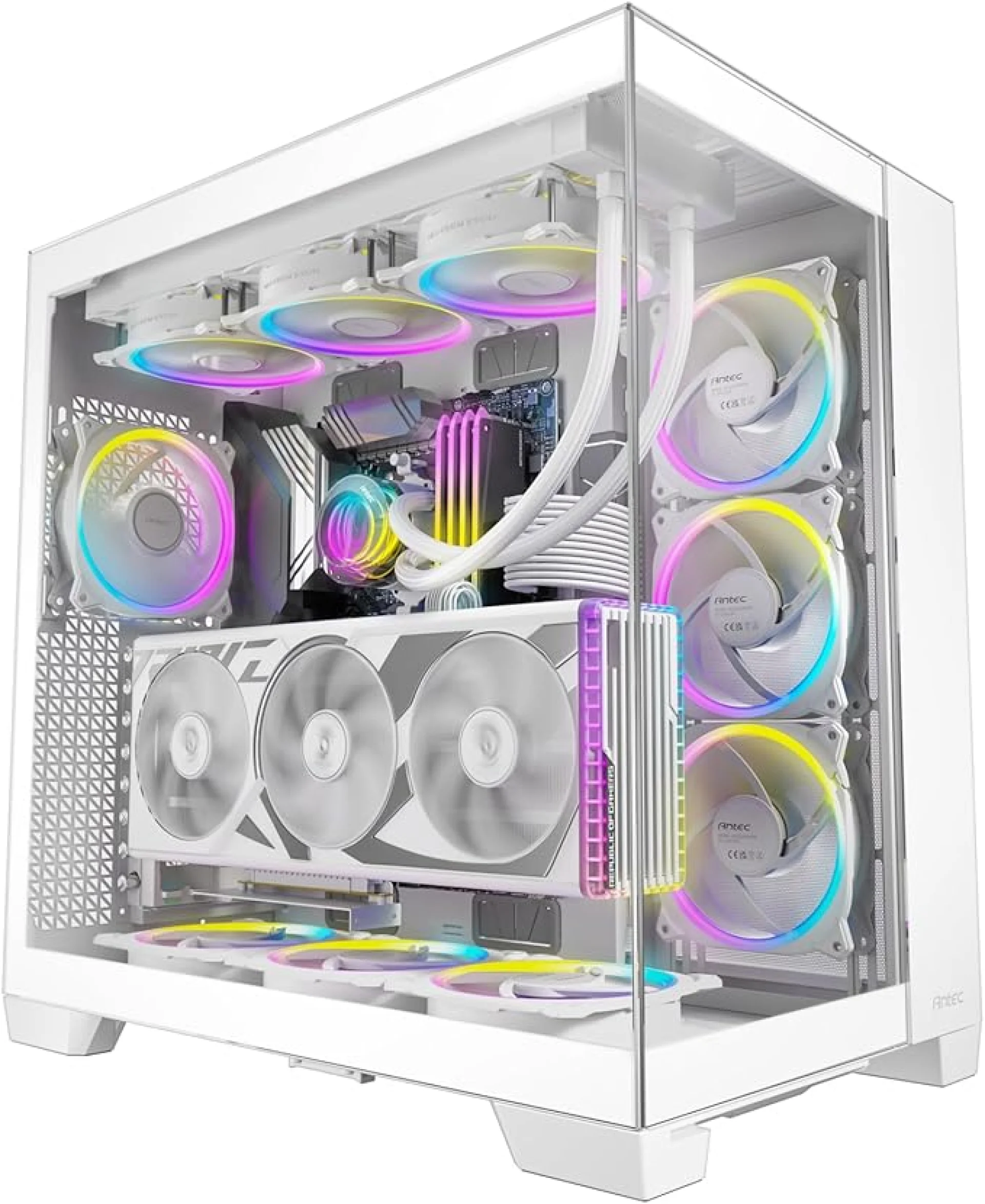 Antec C8 ARGB E-ATX Mid-Tower 3X ARGB FANS Incl White