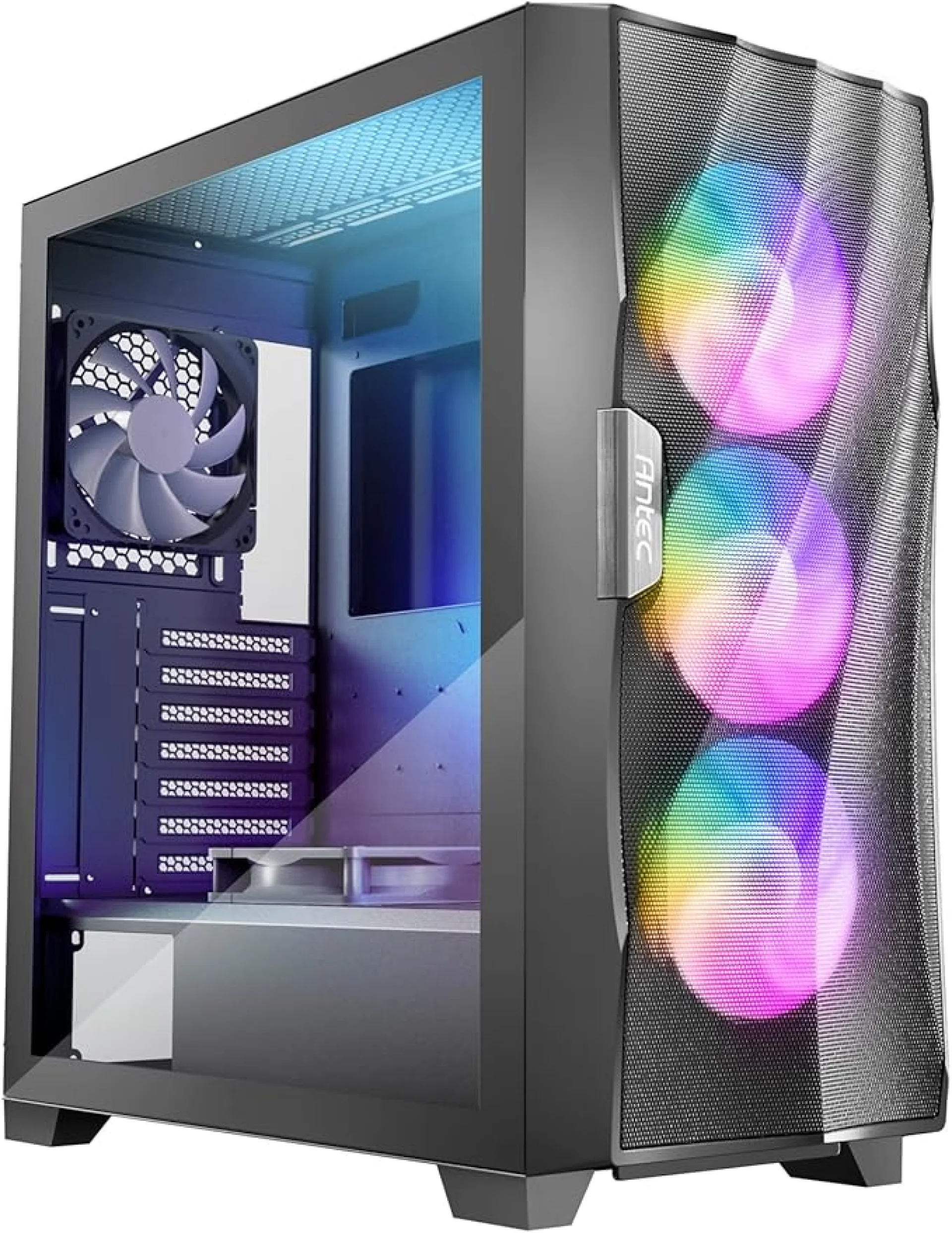 ANTEC DF700 FLUX Tempered Glass RGB Mid Tower Black Case