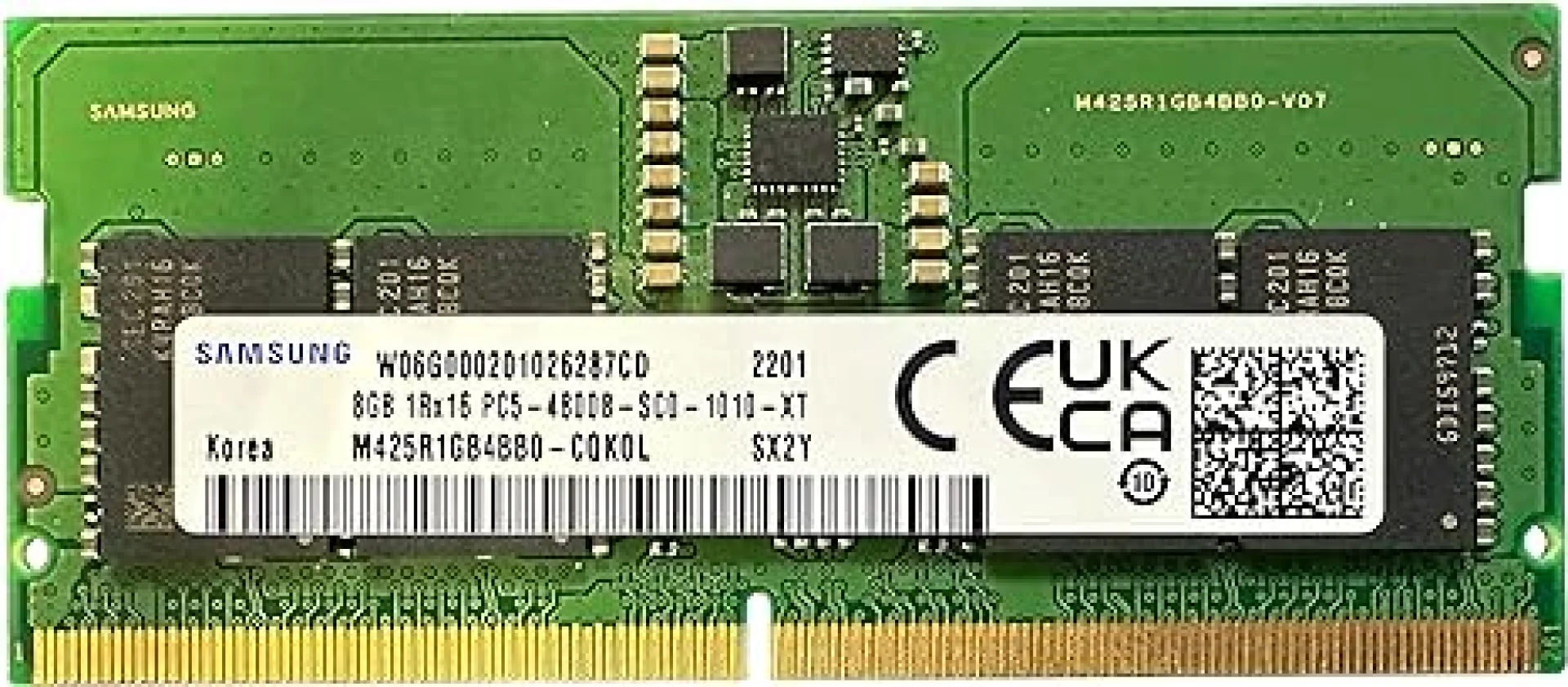 Samsung Memory DDR5 8GB 4800Mhz SO-DIMM