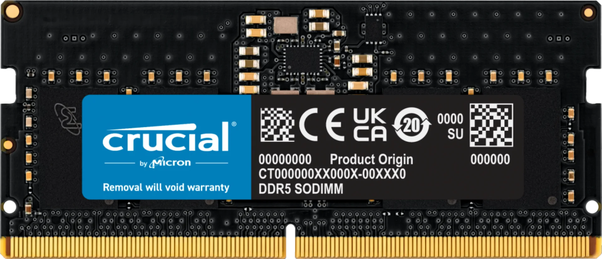 Crucial 8GB DDR5 5600MHZ C46 SODIMM