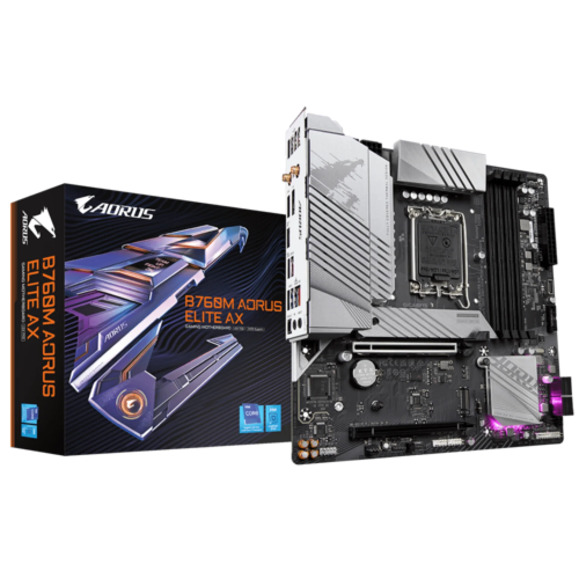 Gigabyte B760M AORUS ELITE AX REV1.3 DDR5 mATX WIFI BT