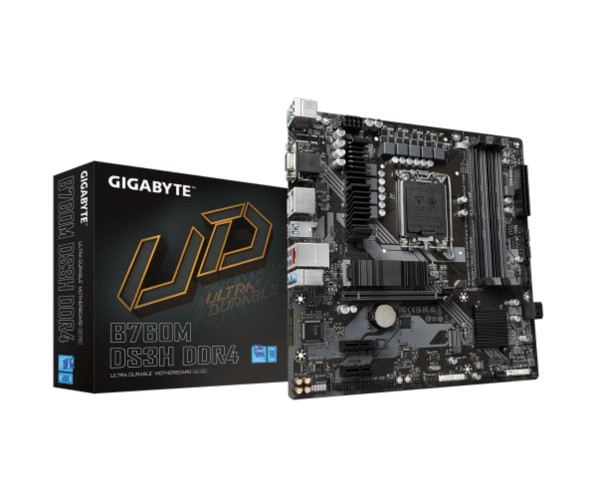 Gigabyte B760M DS3H DDR4 LGA1700 MultiviewX4 Micro-ATX