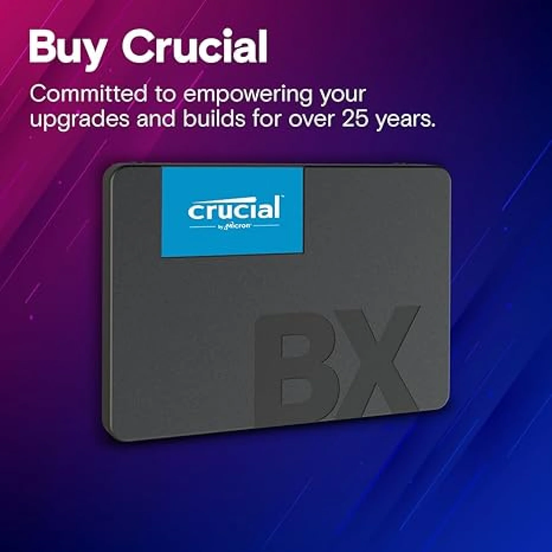 Crucial BX500 2TB 3D NAND SATA 2.5-inch SSD