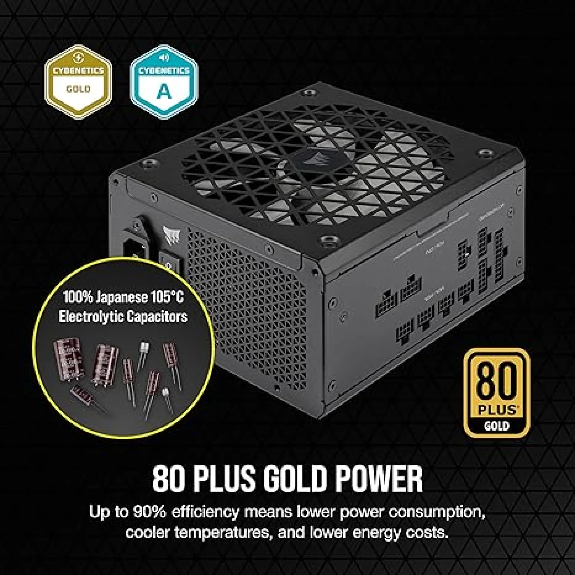 CORSAIR RM750 SHIFT 80 Plus Gold Fully Modular ATX Power Supply