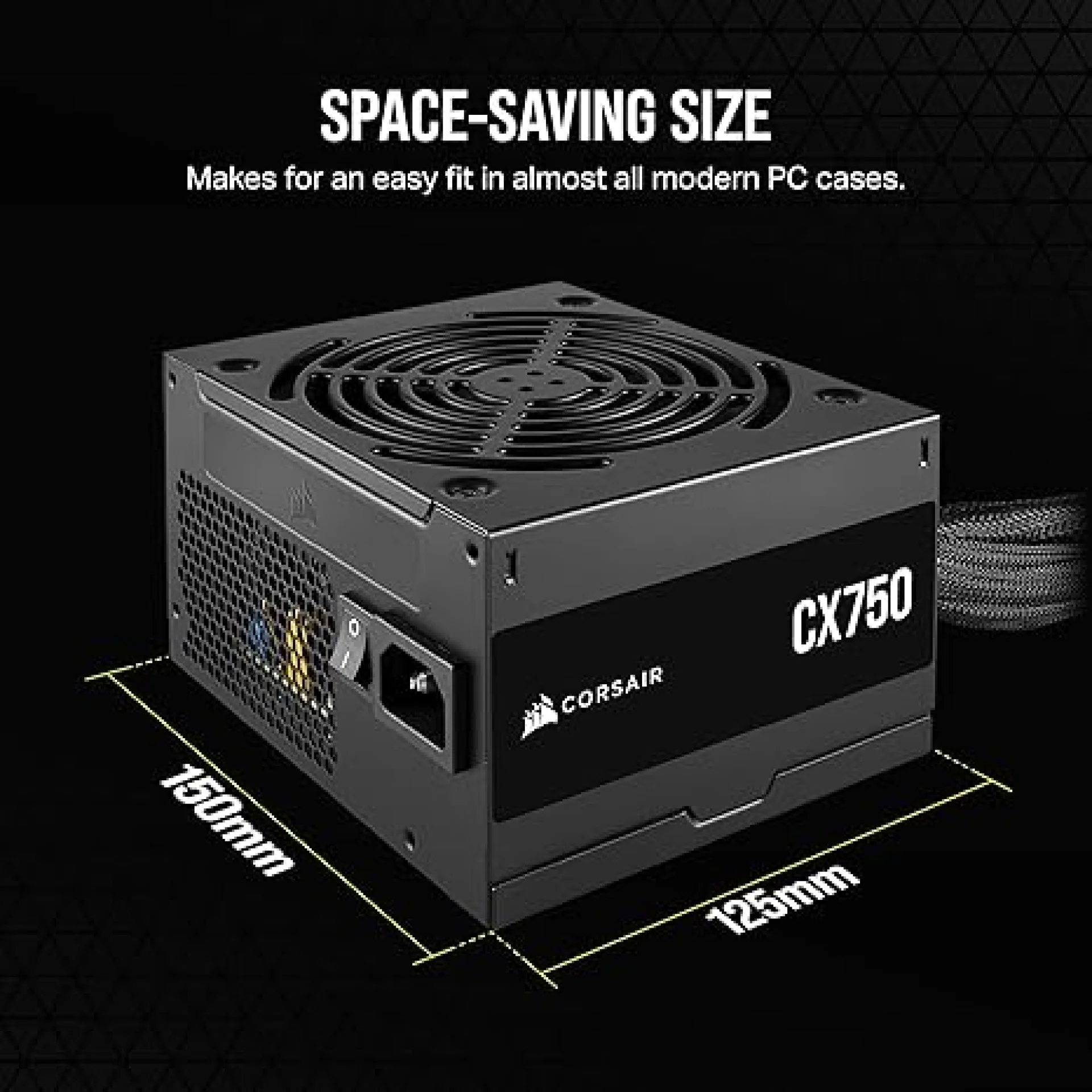 Corsair CX750 750W 80 Plus Bronze Non-Modular Power Supply