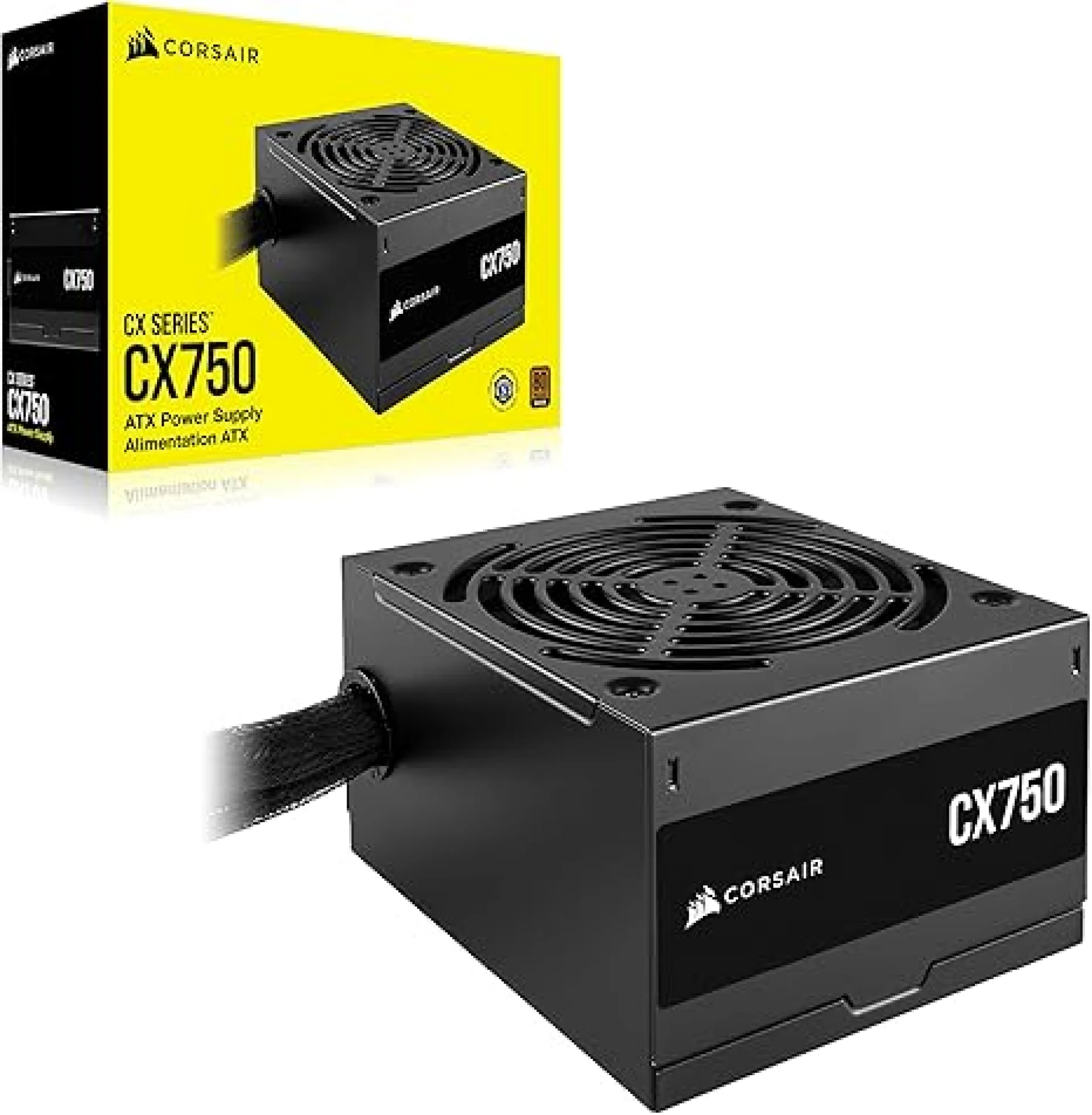 Corsair CX750 750W 80 Plus Bronze Non-Modular Power Supply