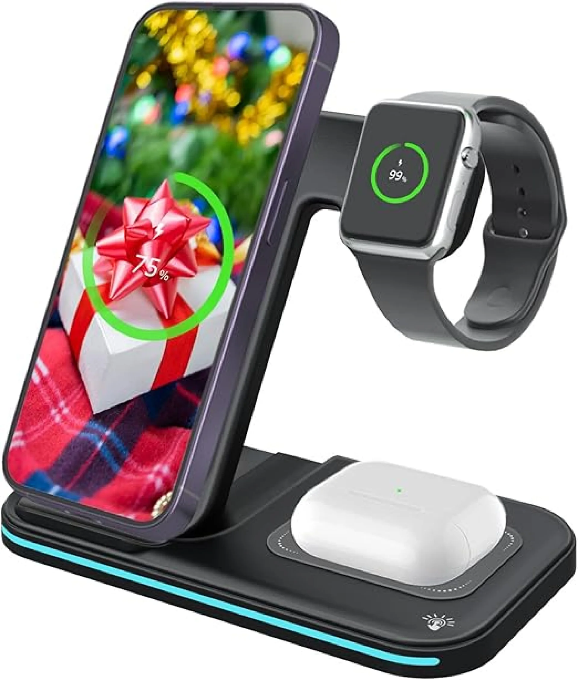 MOBIEL Wireless Charging شاحن لاسلكي 3 في 1