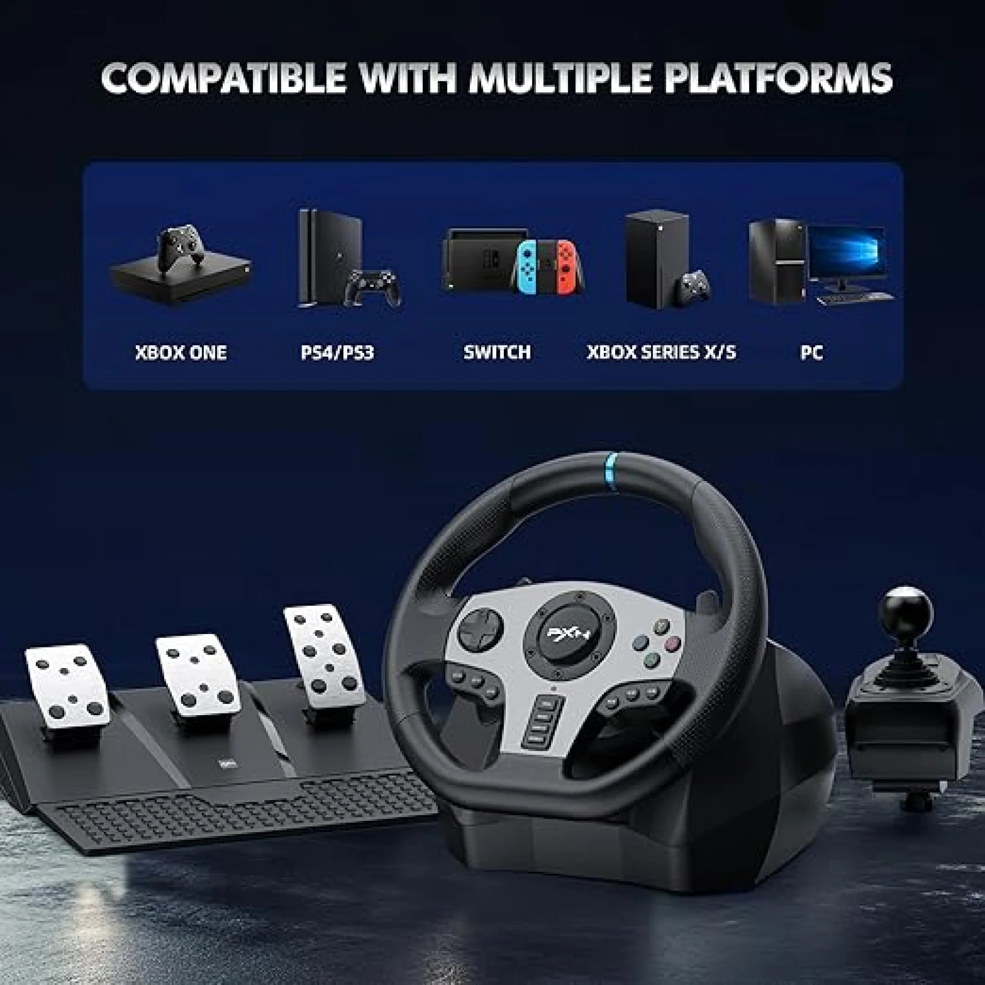 PXN-V9 Gaming Steering Wheel