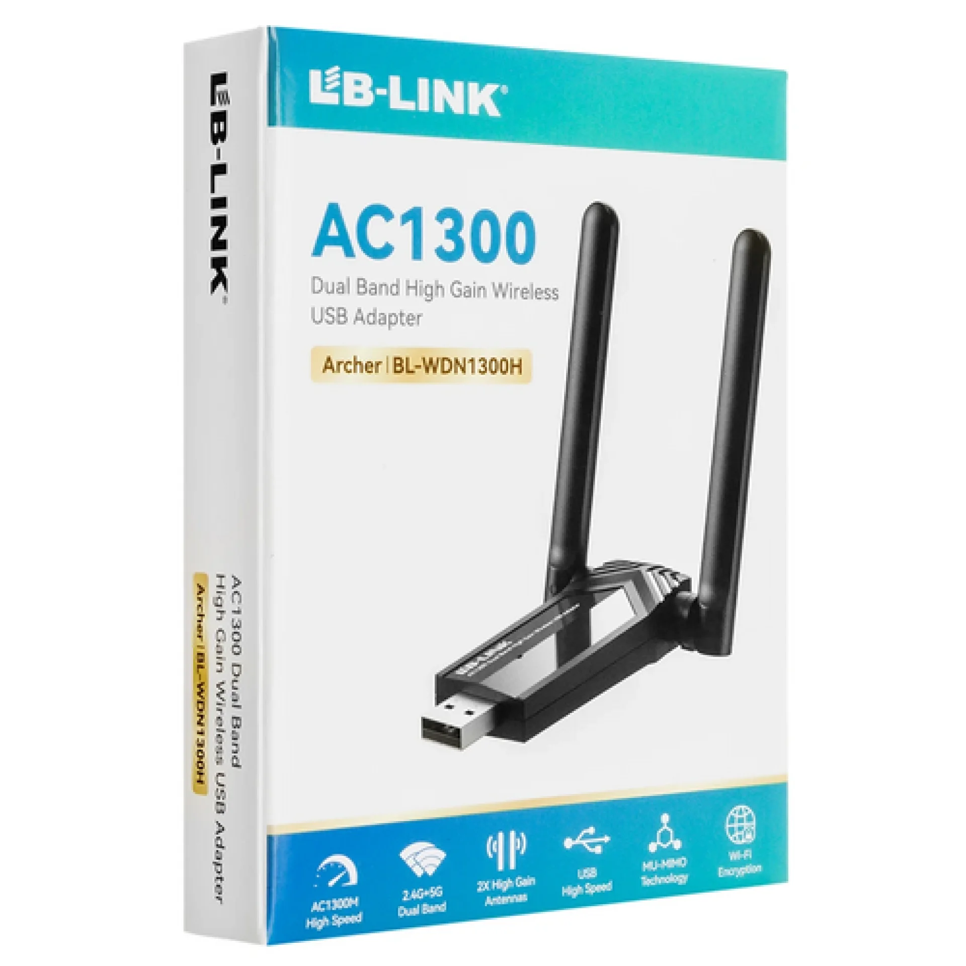 LB-LINK USB Wireless Adapter BL-WDN1300H - محول USB لاسلكي LB-LINK BL-WDN1300H