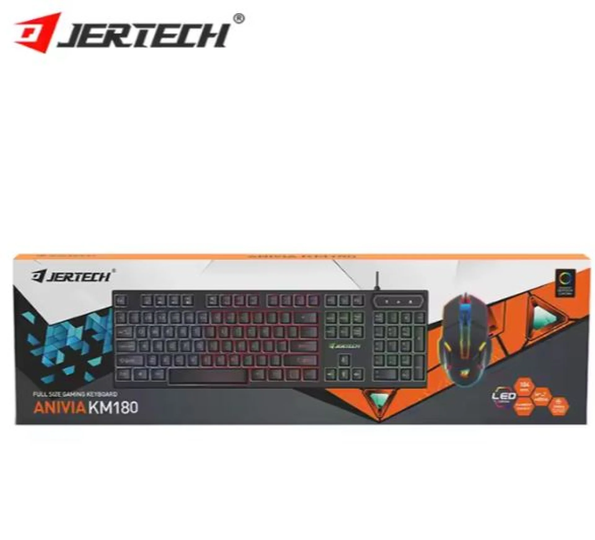 JERTECH KM180 Keyboard - لوحة مفاتيح وماوس