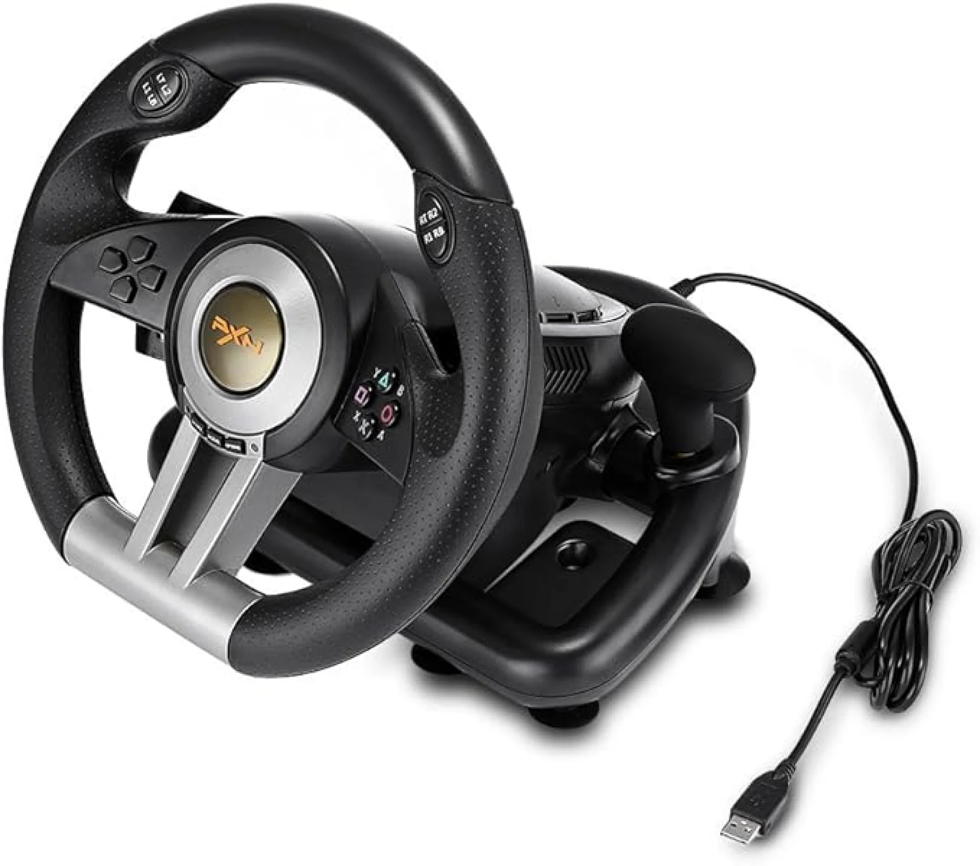 PXN-V3 Pro Game Racing Steering Wheel with Brake Pedal - عجلة القيادة للسباقات