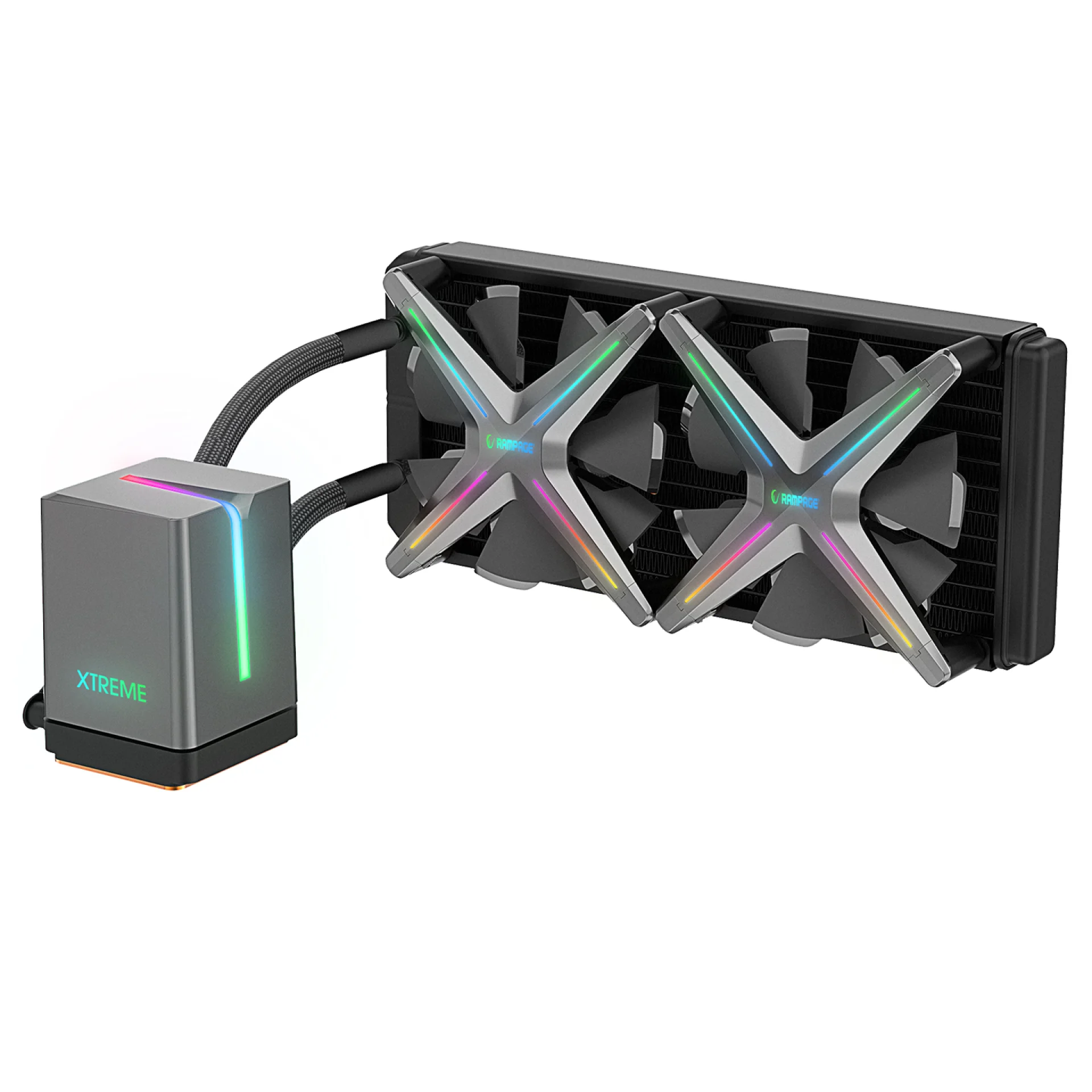 Rampage EXTREME X240 800/1000 / 1200rpm 120x275x27mm Water Cooling CPU Cooler (33458)