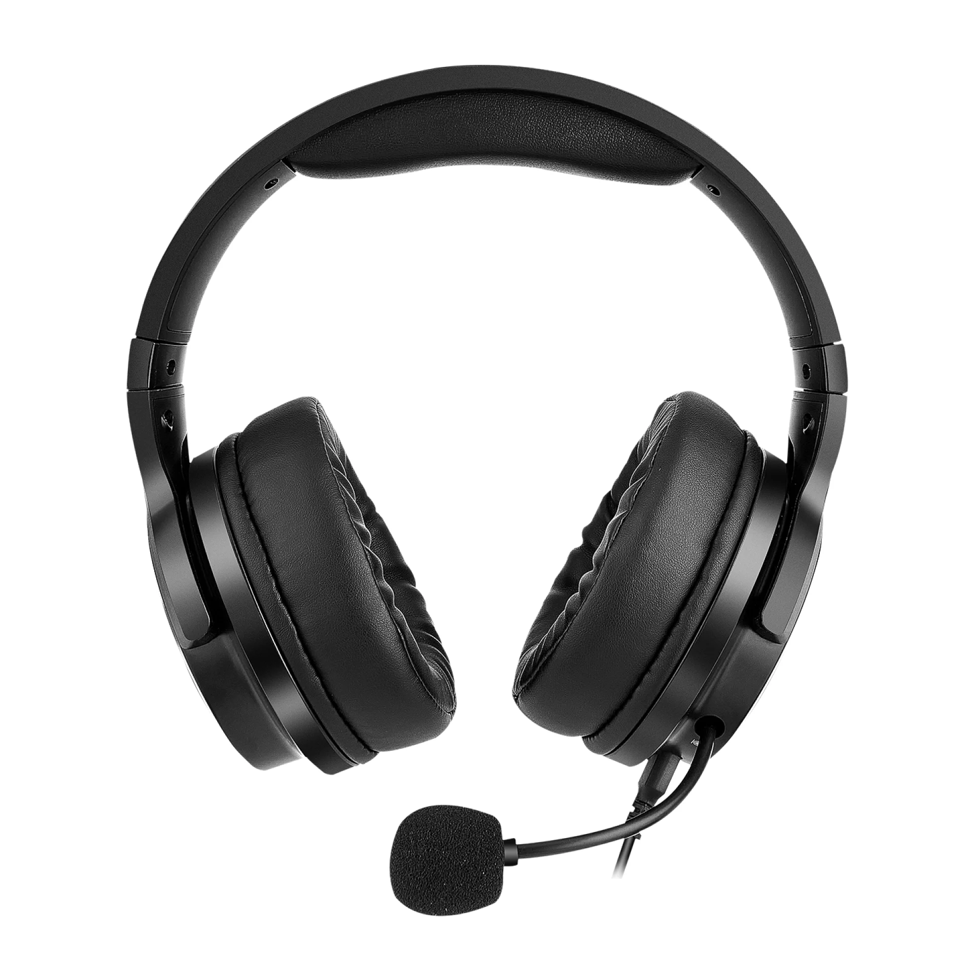 Rampage RM-K81 DELUXE Black 7.1 Surround Bluetooth RGB Led Rechargeable Gaming Headset Retractable Mic Foldable Earpads (34848