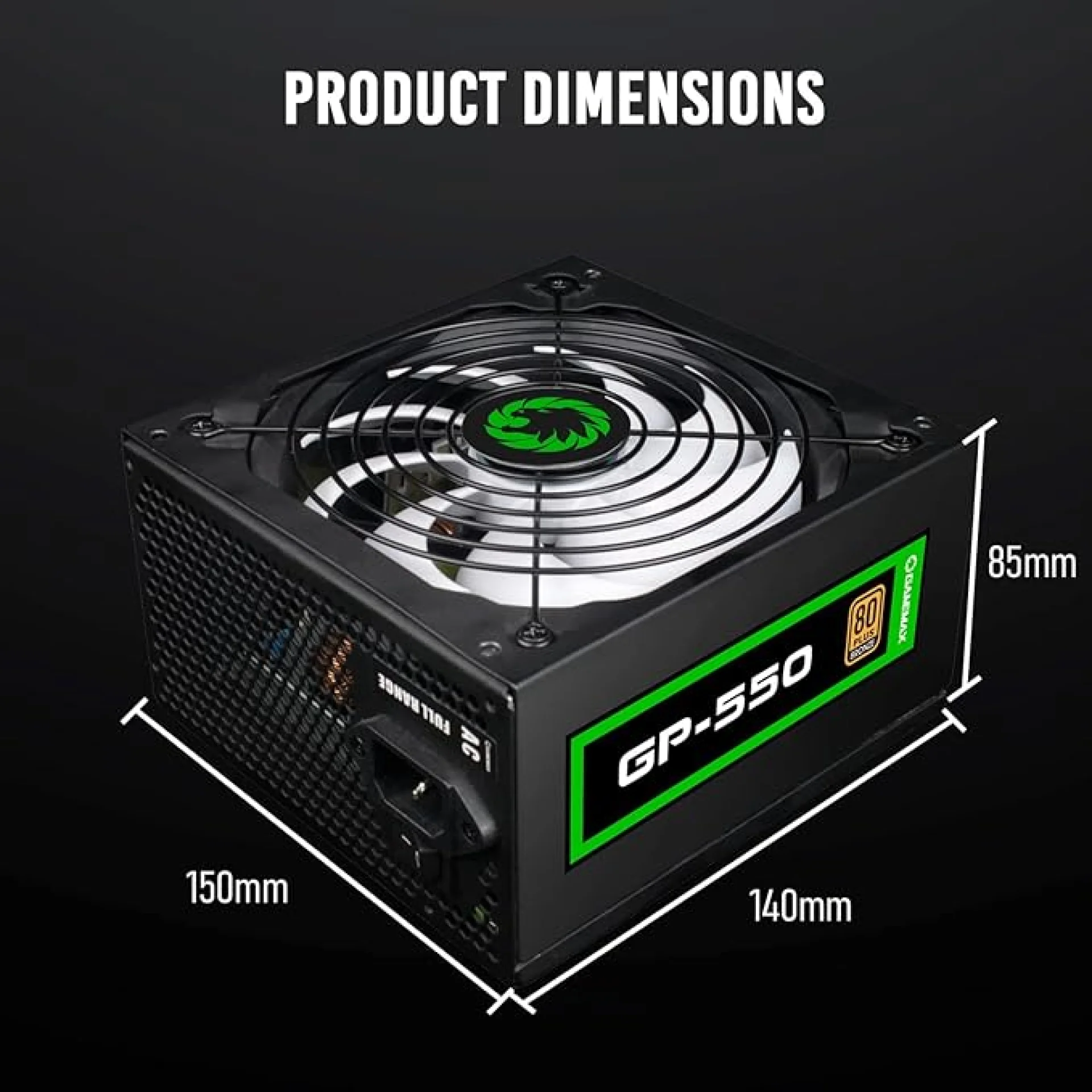 GAME MAX POWER SUPPLY GP-550