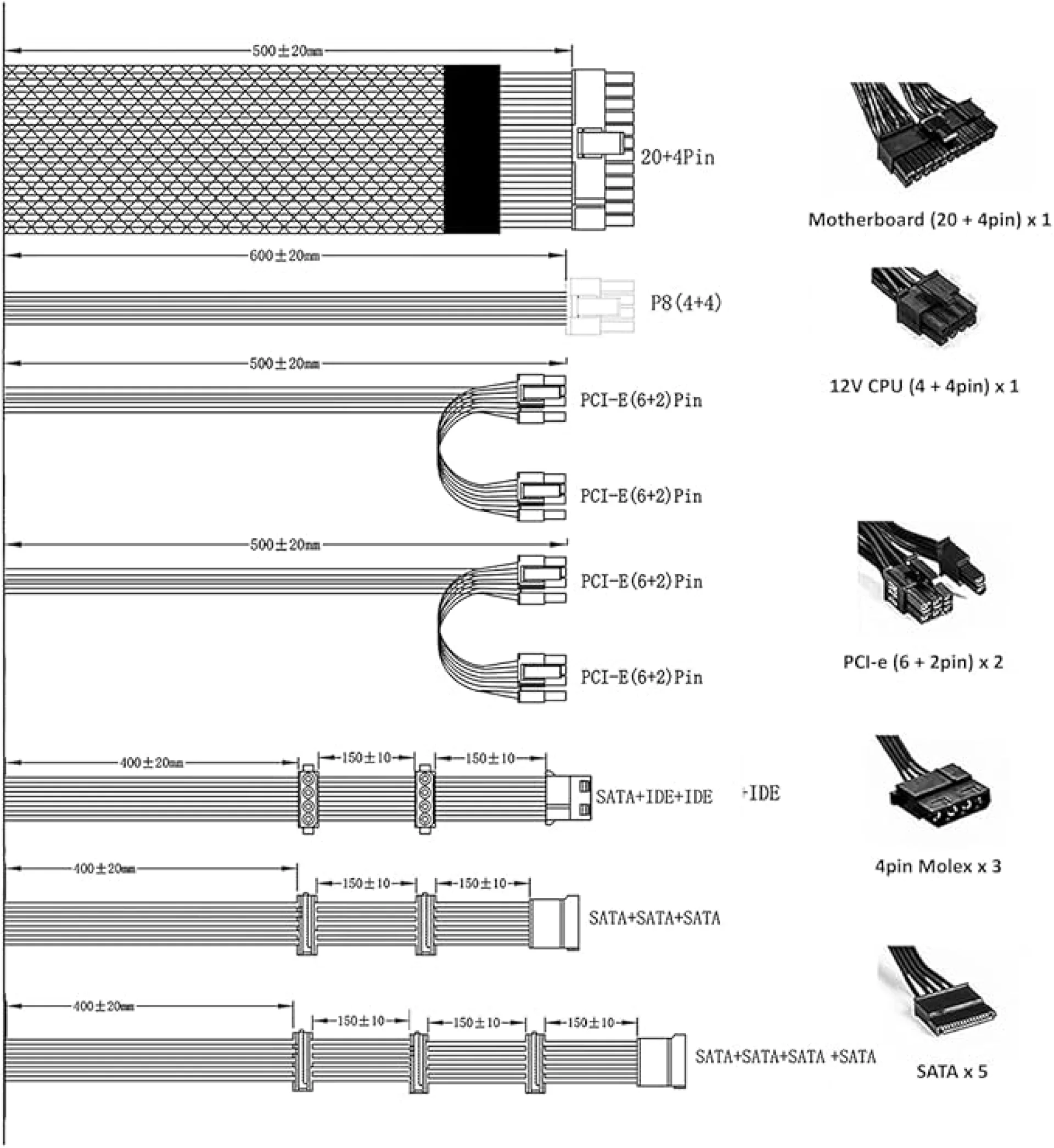 GAME MAX POWER SUPPLY GP-750