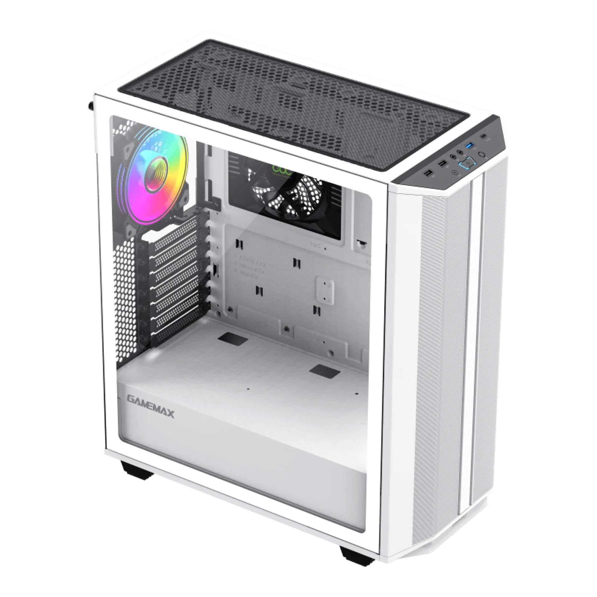 GAME MAX COMPUTER CASE PRECISION2 WHITE