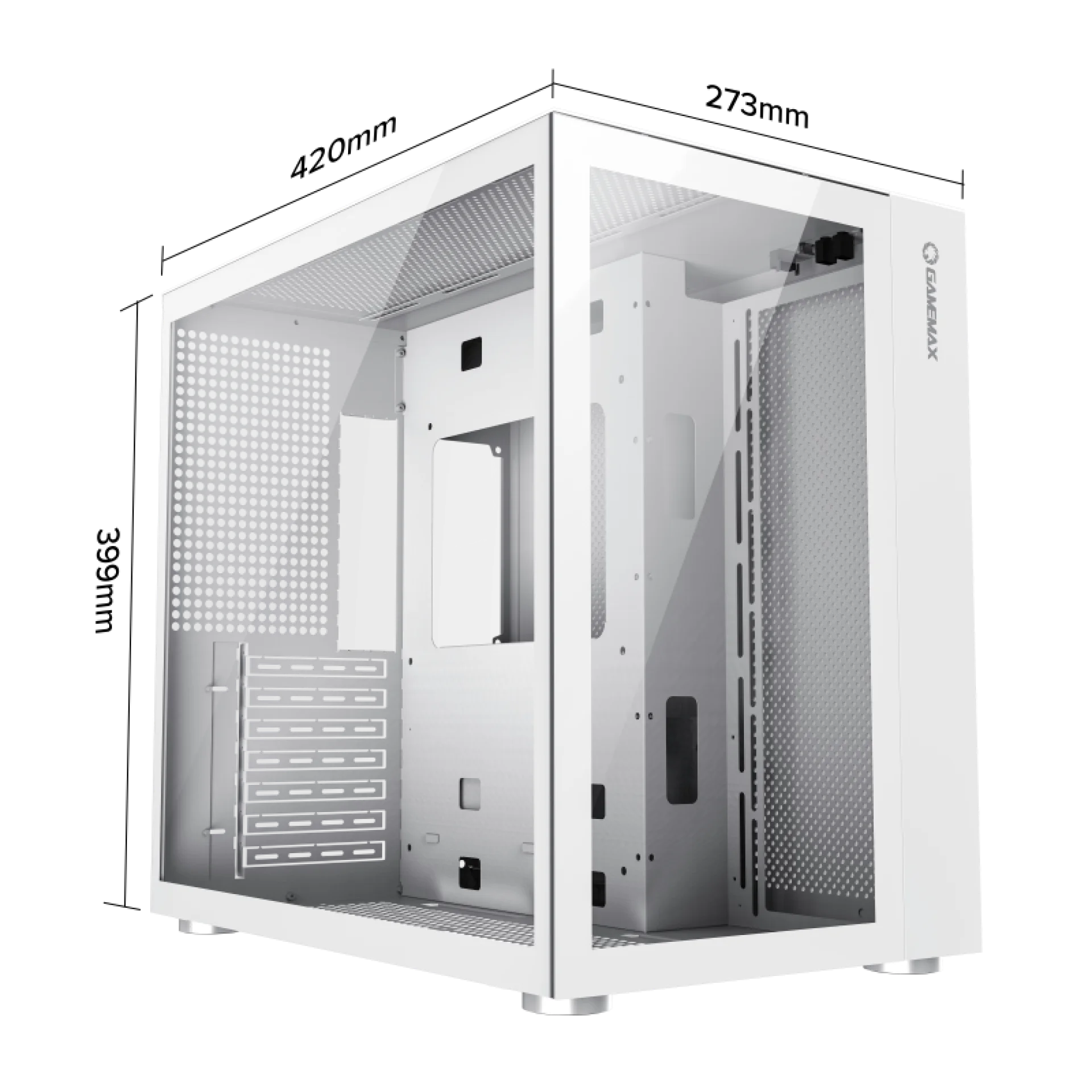 GAME MAX COMPUTER CASE INFINITY WHITE