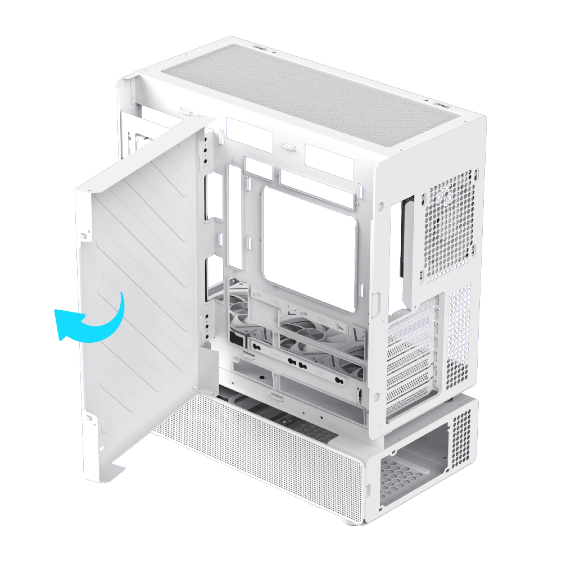 GAME MAX COMPUTER CASE N80 WHITE