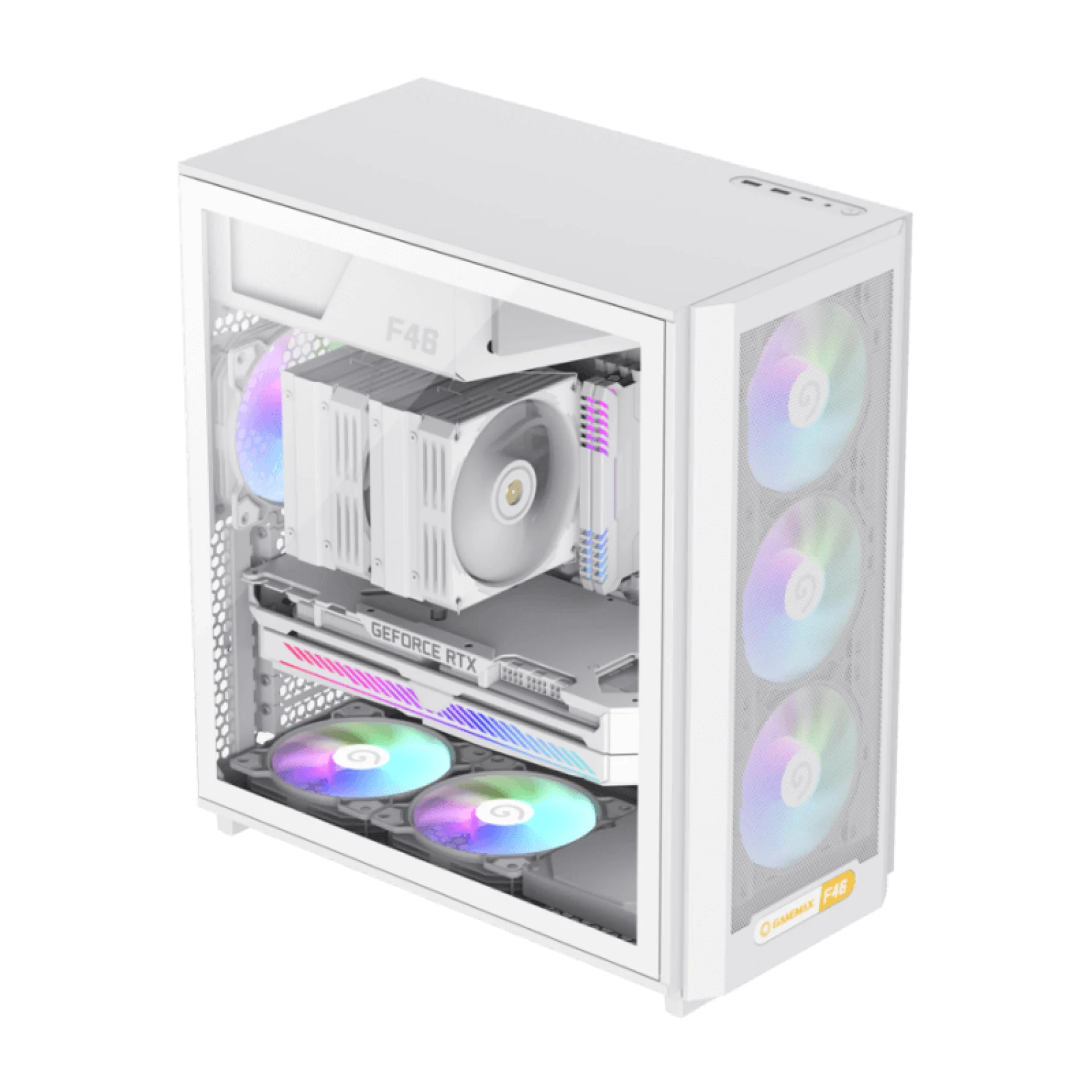 GAME MAX COMPUTER CASE F46 WHITE