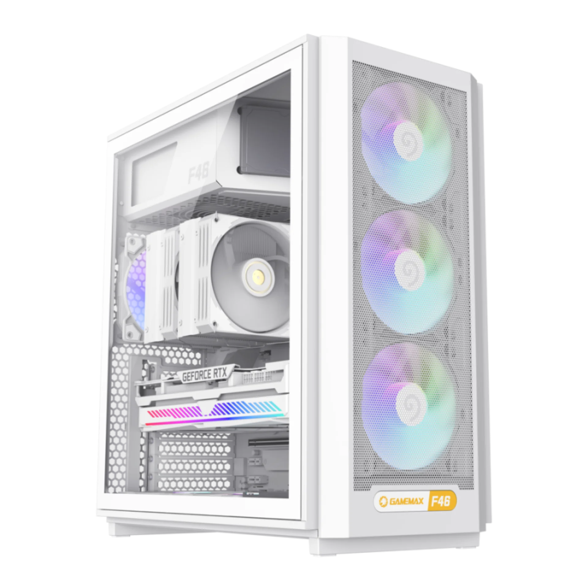 GAME MAX COMPUTER CASE F46 WHITE