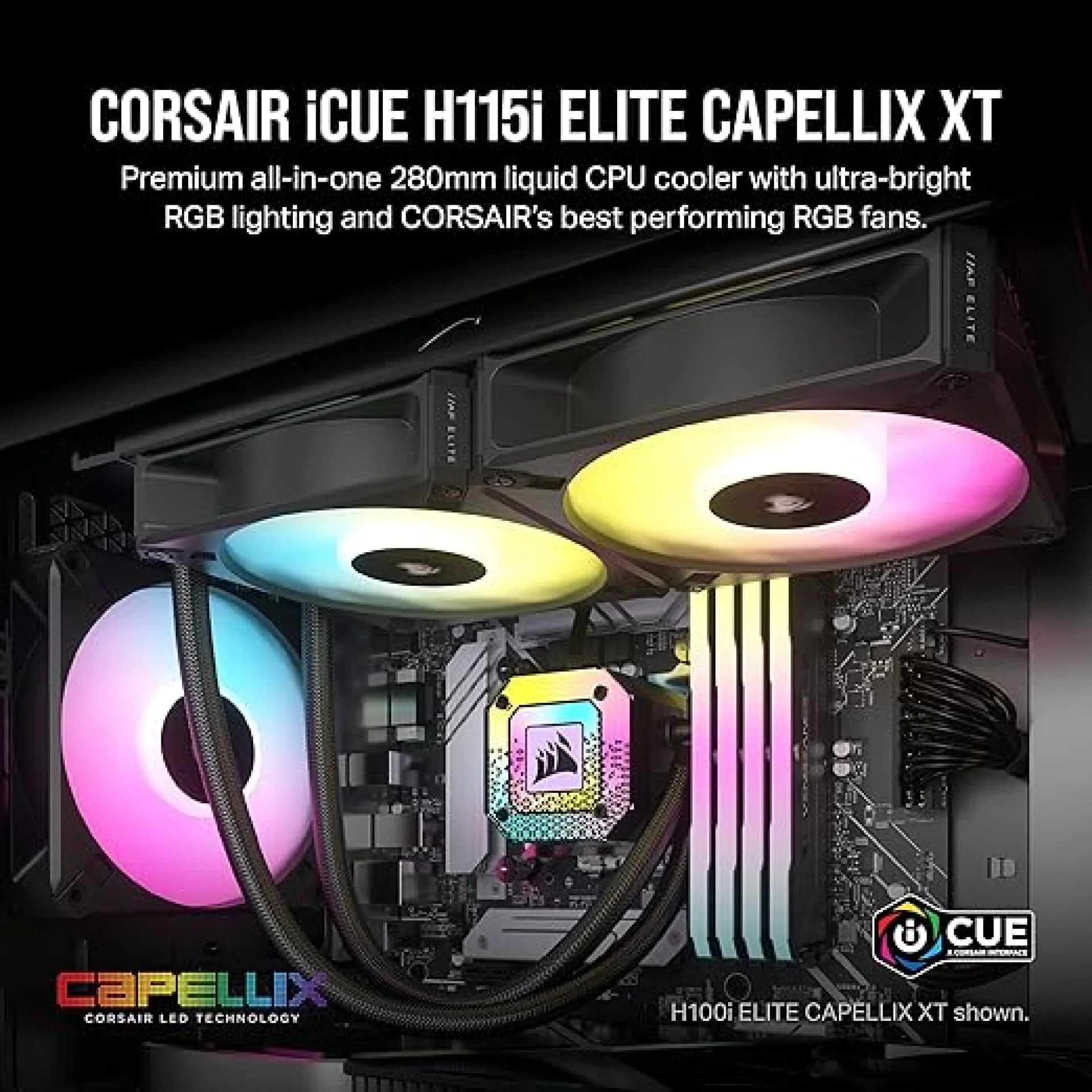 Corsair ICUE H115i ELITE CAPELLIX XT 280mm