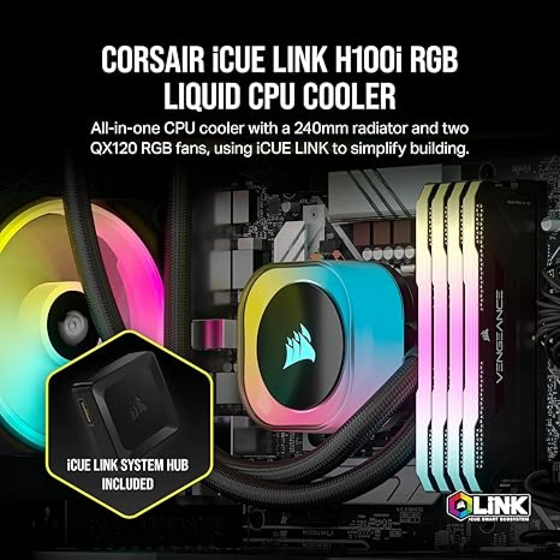 Corsair ICUE LINK H100i RGB 240mm