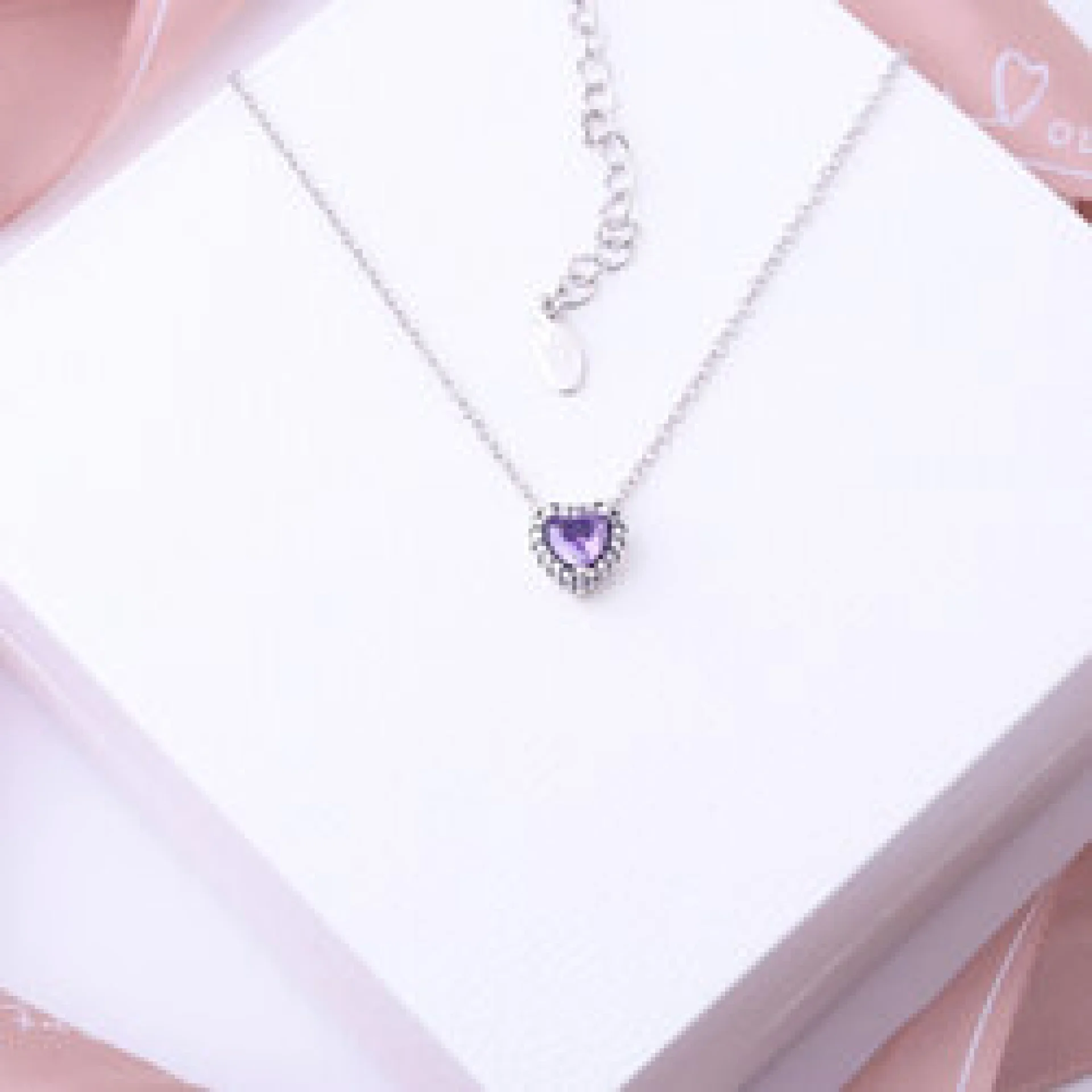 Set Pandora Purple Heart | طقم باندورا قلب بنفسجي