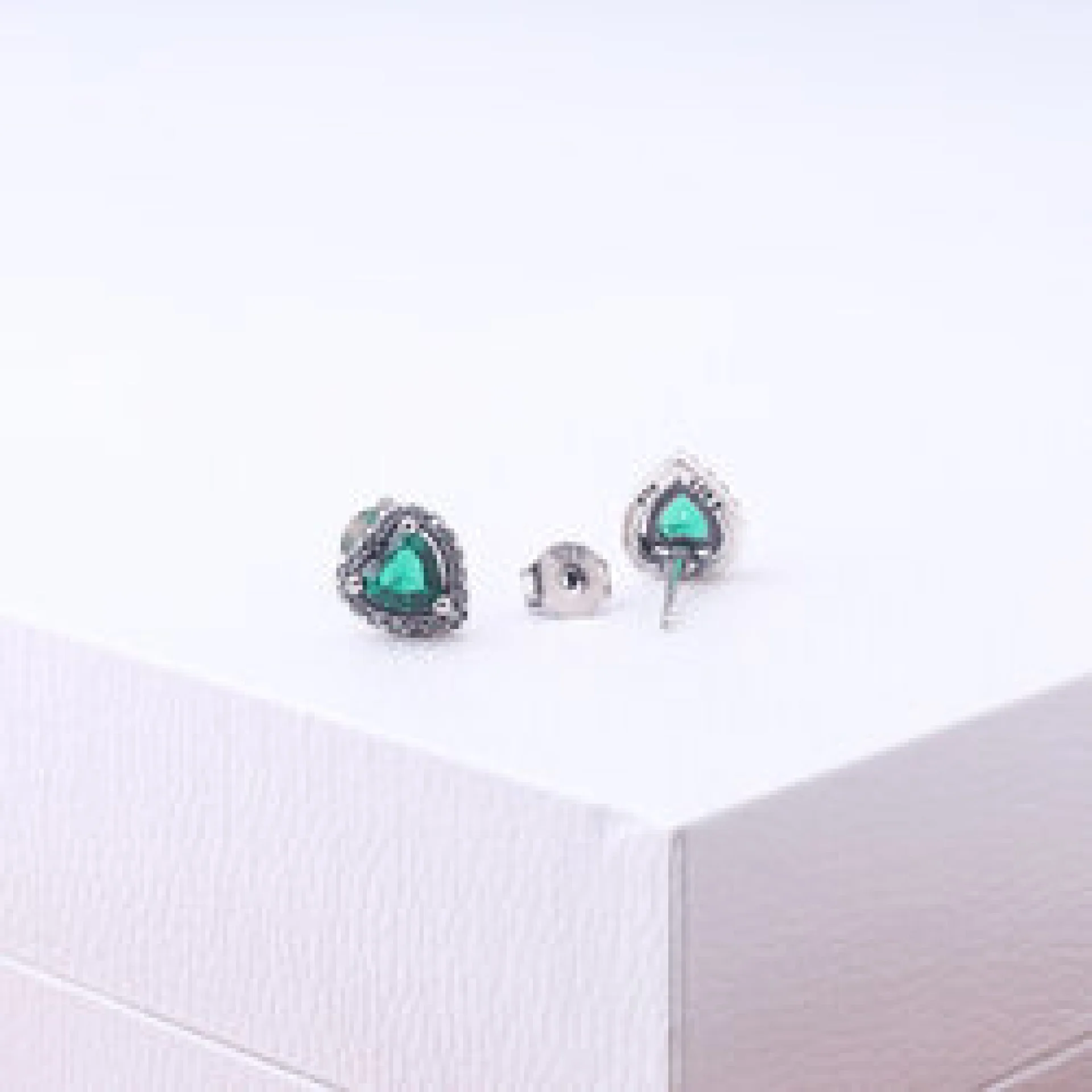 Set Pandora Green Heart | طقم باندورا قلب اخضر