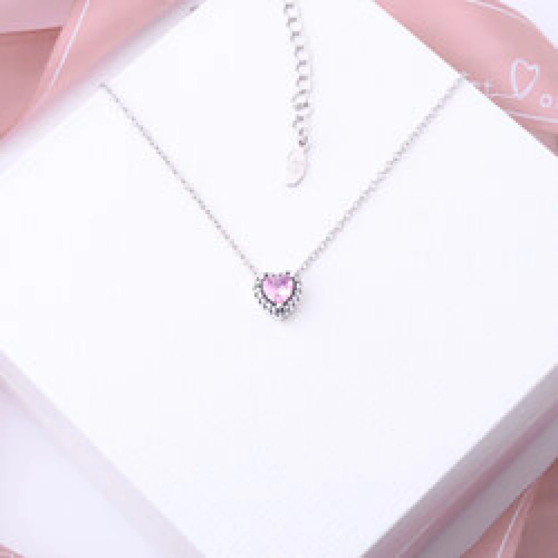 Set Pandora Pink Heart | طقم باندورا قلب زهري