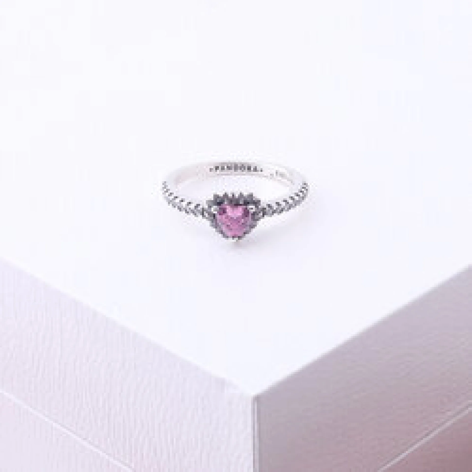 Set Pandora Pink Heart | طقم باندورا قلب زهري