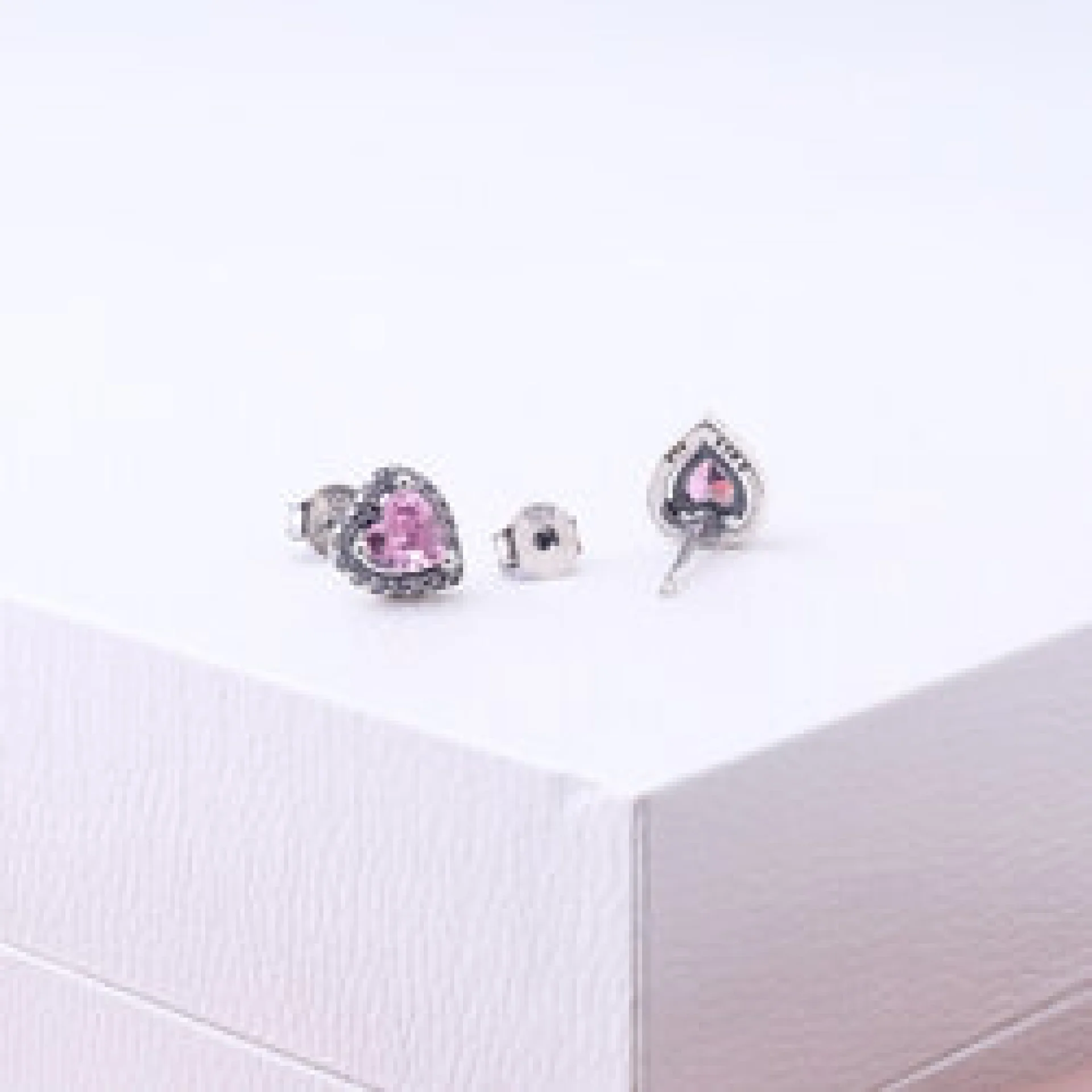 Set Pandora Pink Heart | طقم باندورا قلب زهري